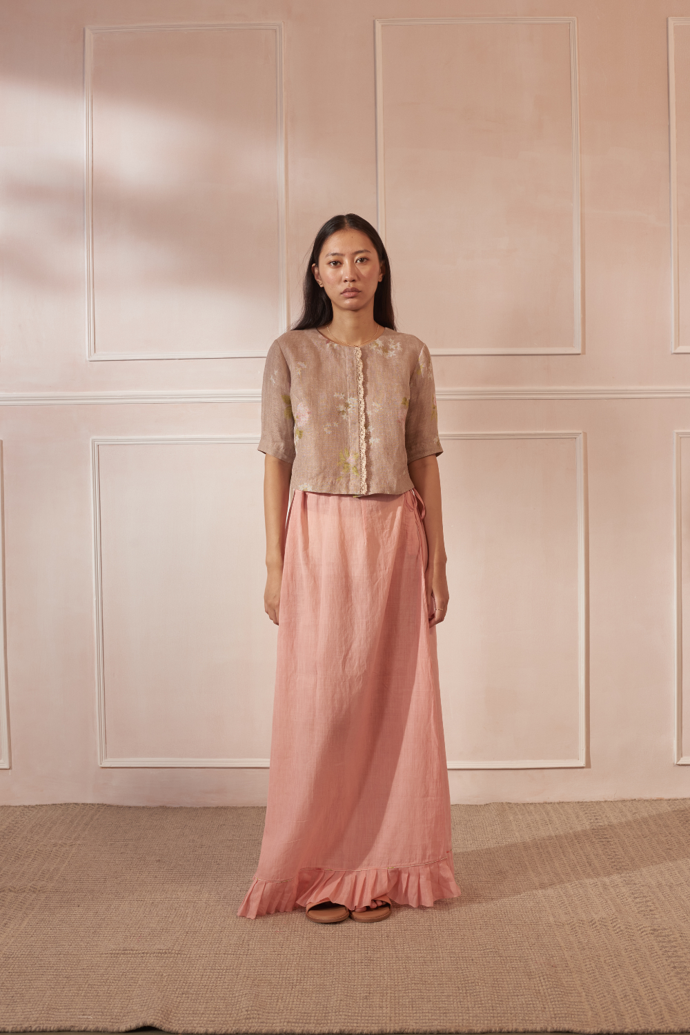 Lace Blouse Hibiscus