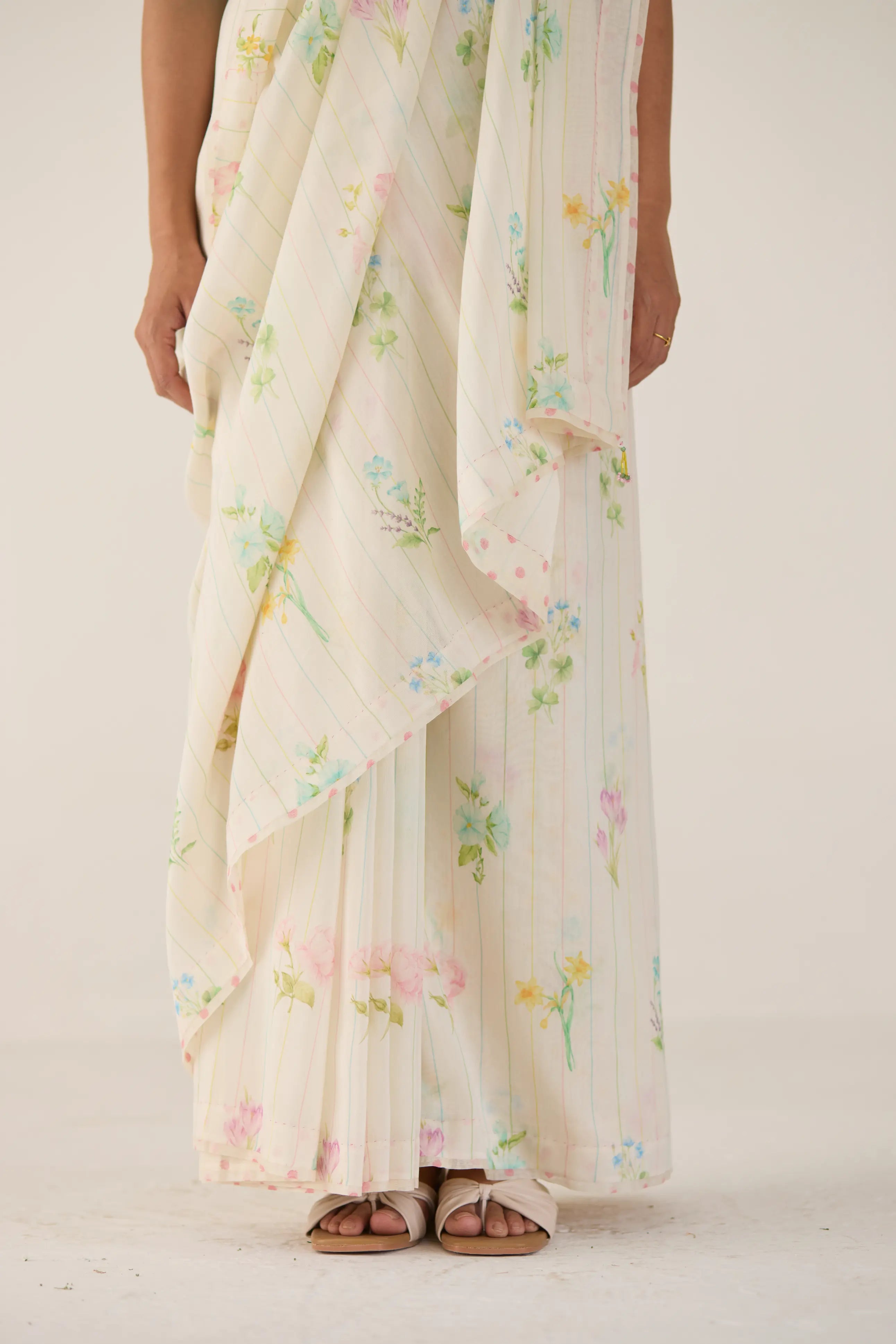 Sun Kissed Valley Silk and Cotton Chanderi Sari