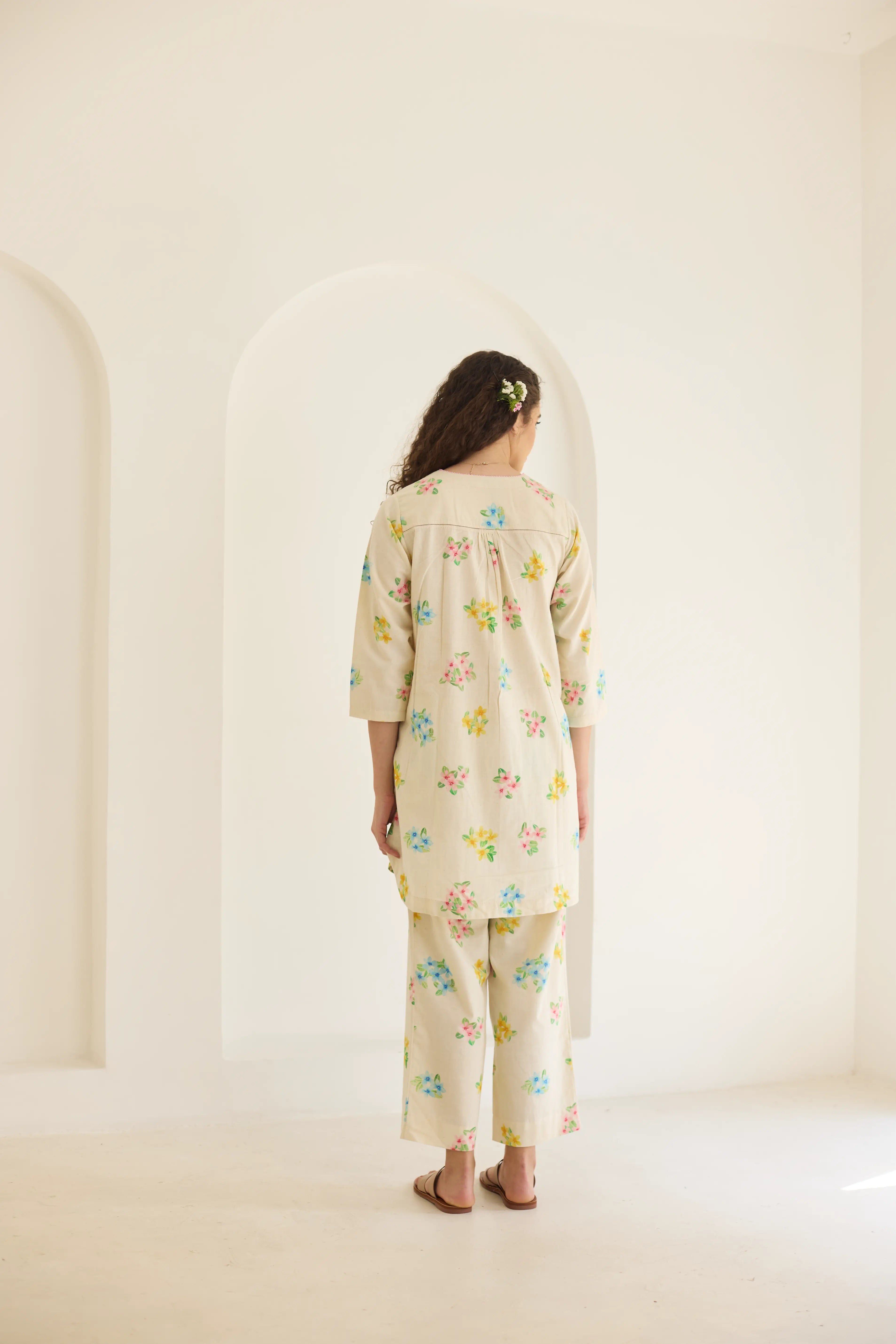 Periwinkle Short Kurta Set