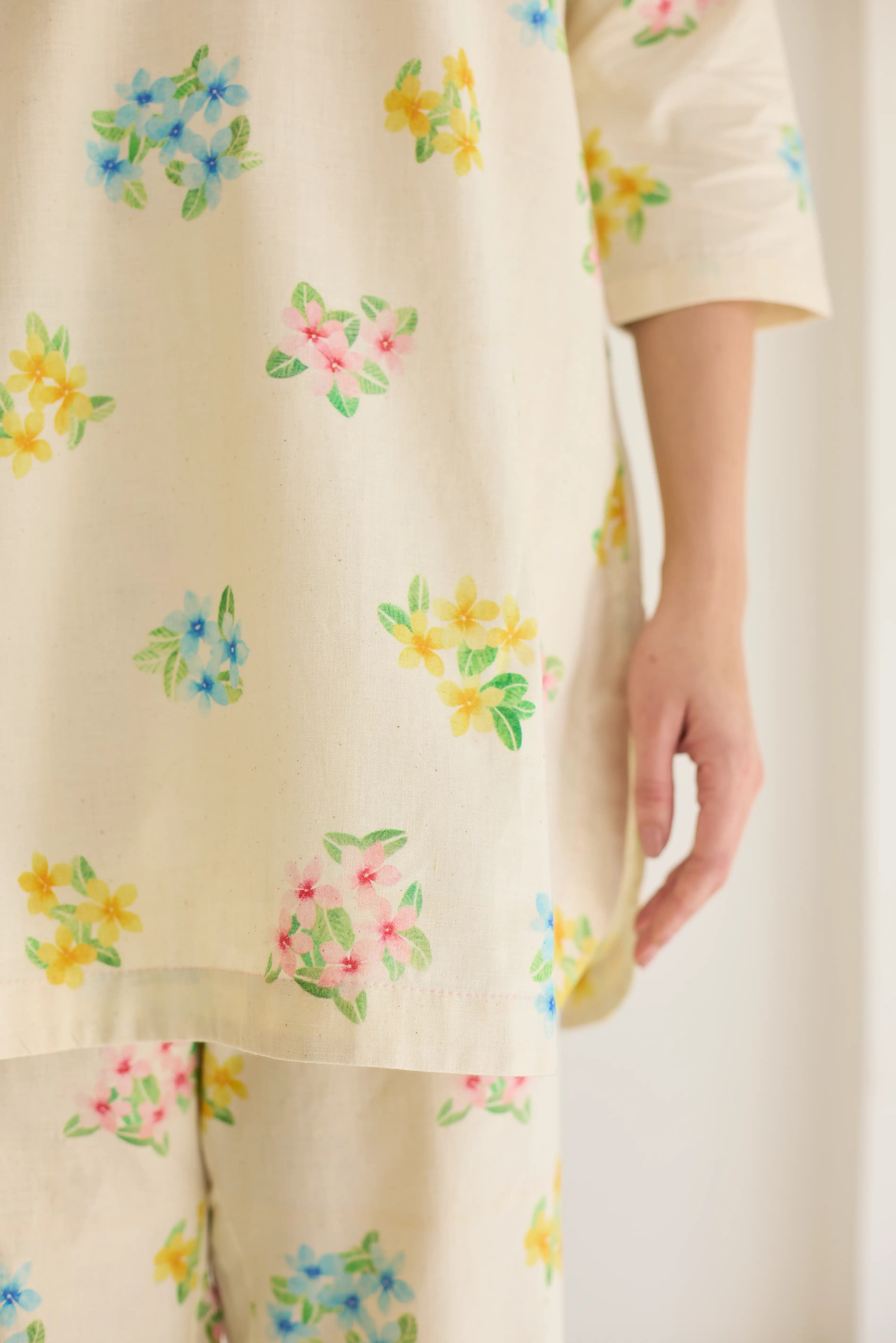 Periwinkle Short Kurta Set