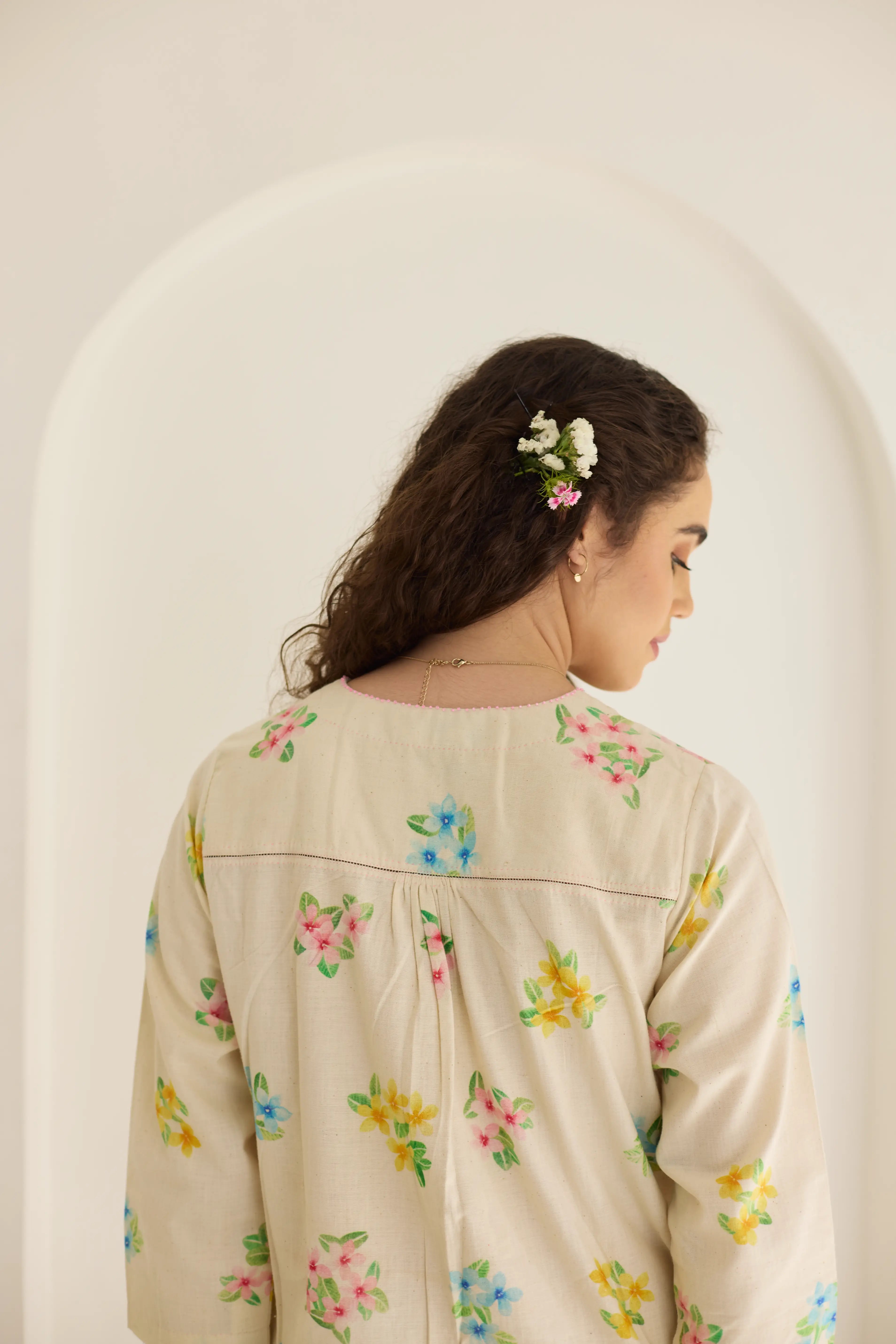 Periwinkle Short Kurta Set