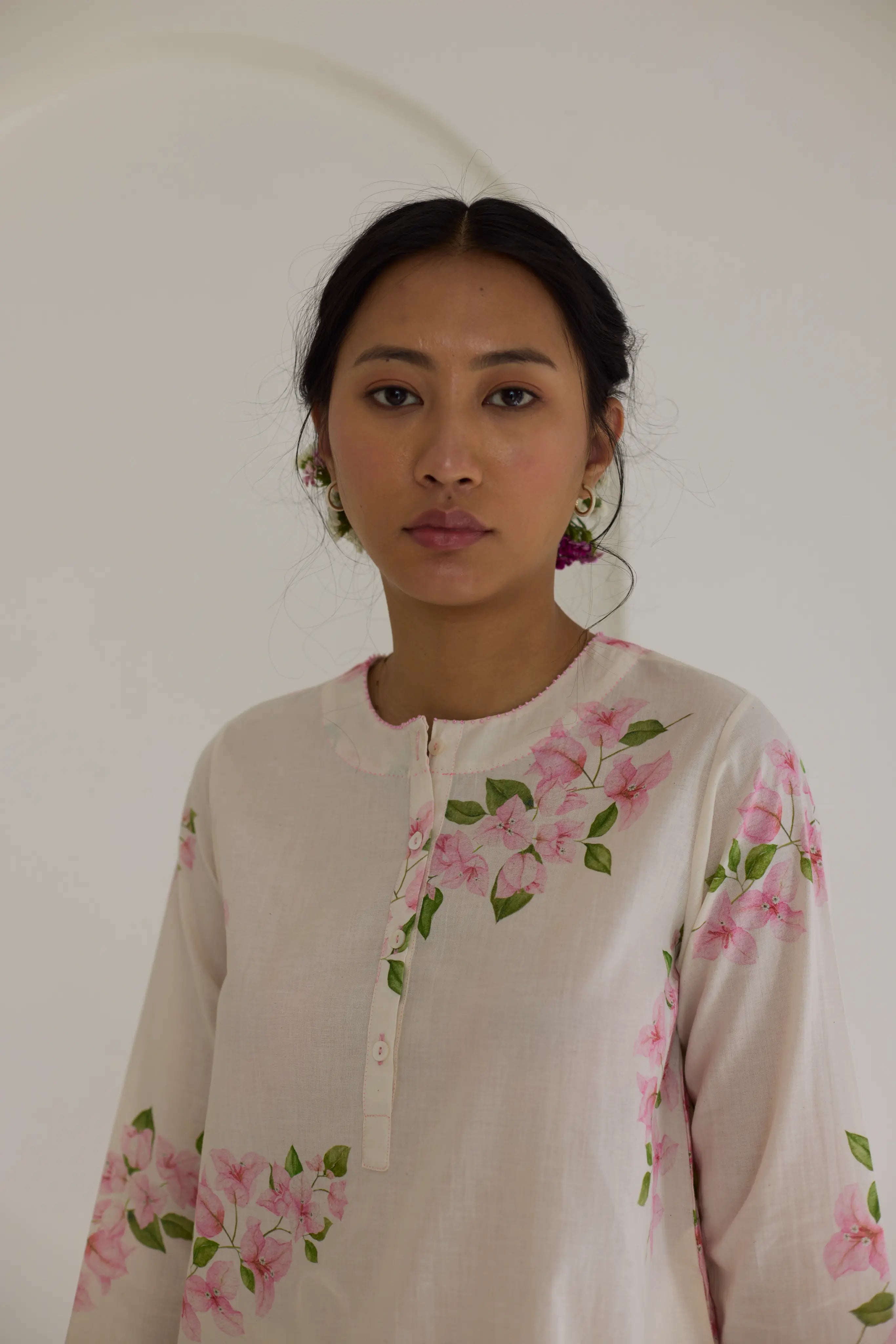 Bougainvillea Short Kurta Set