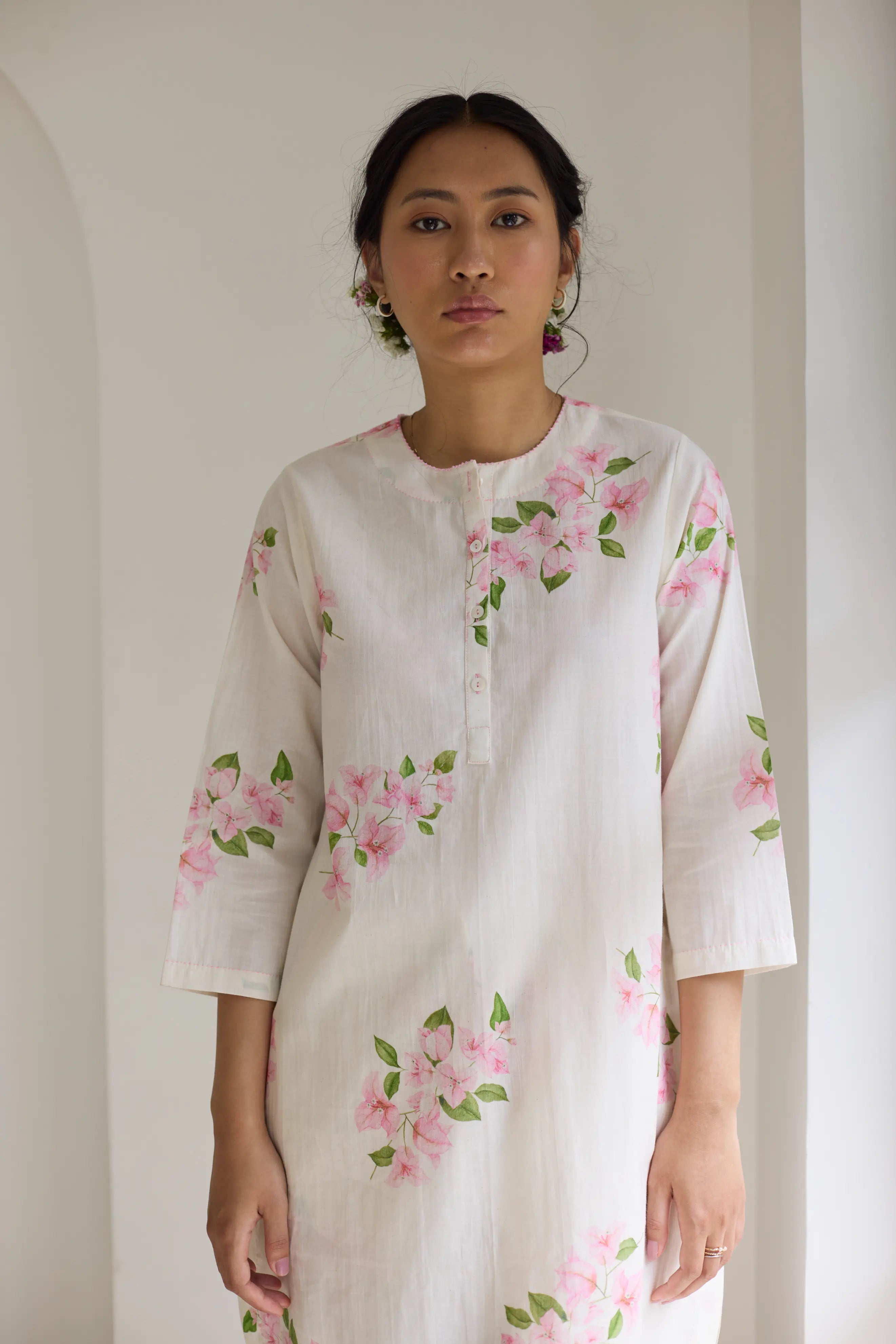 Bougainvillea Short Kurta Set