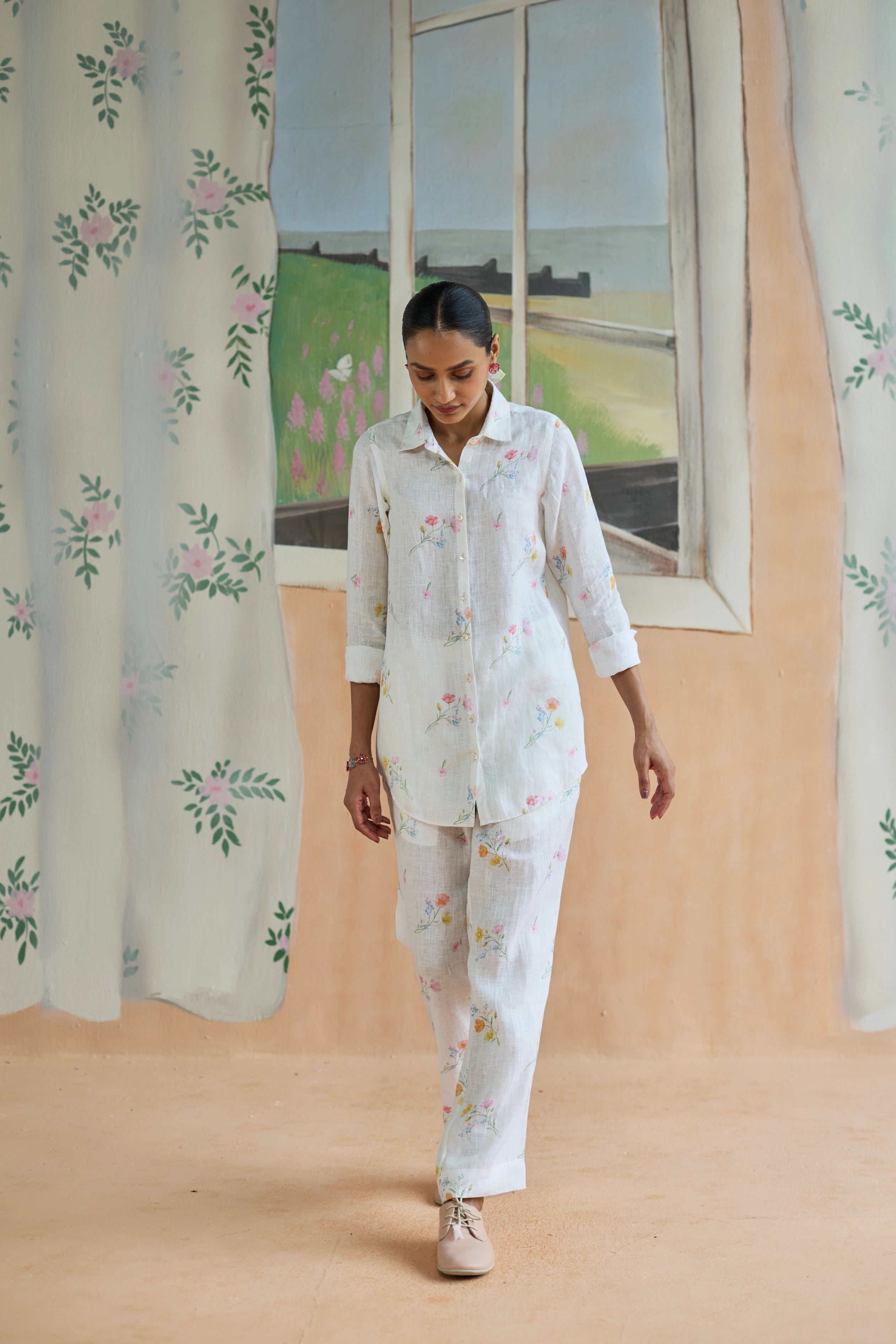 Florist Co-ord Set Linen