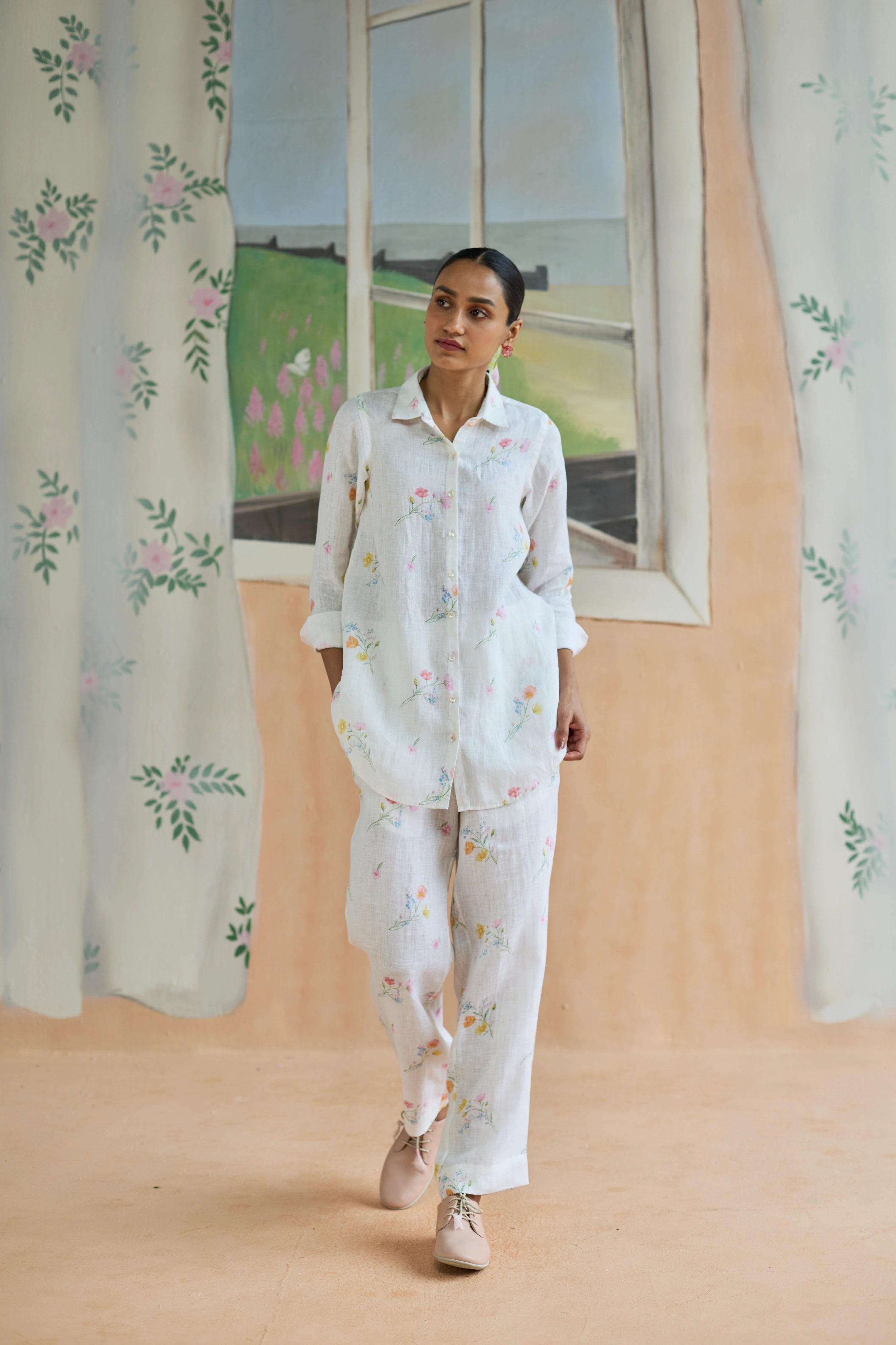 Florist Co-ord Set Linen