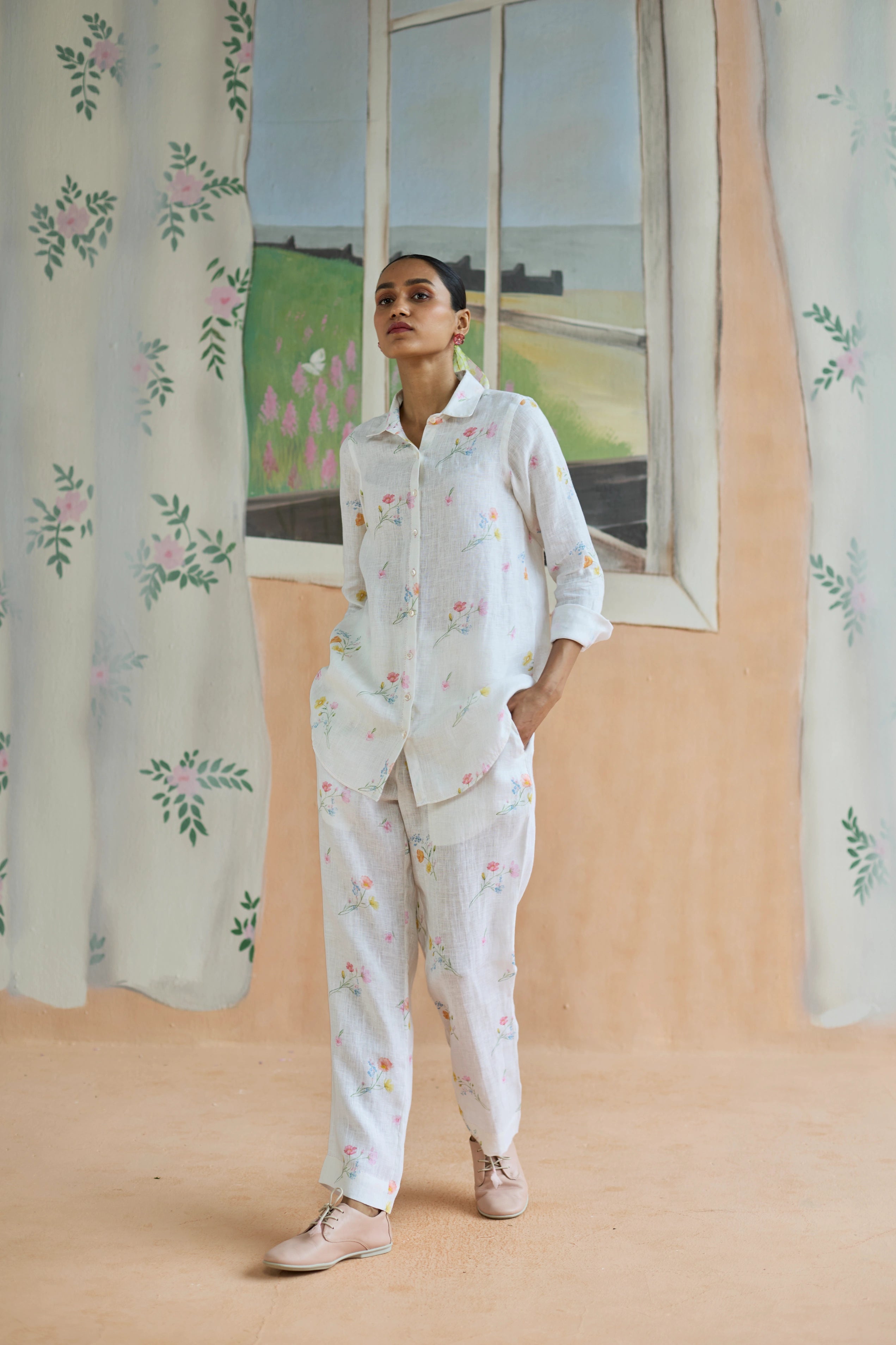 Florist Co-ord Set Linen