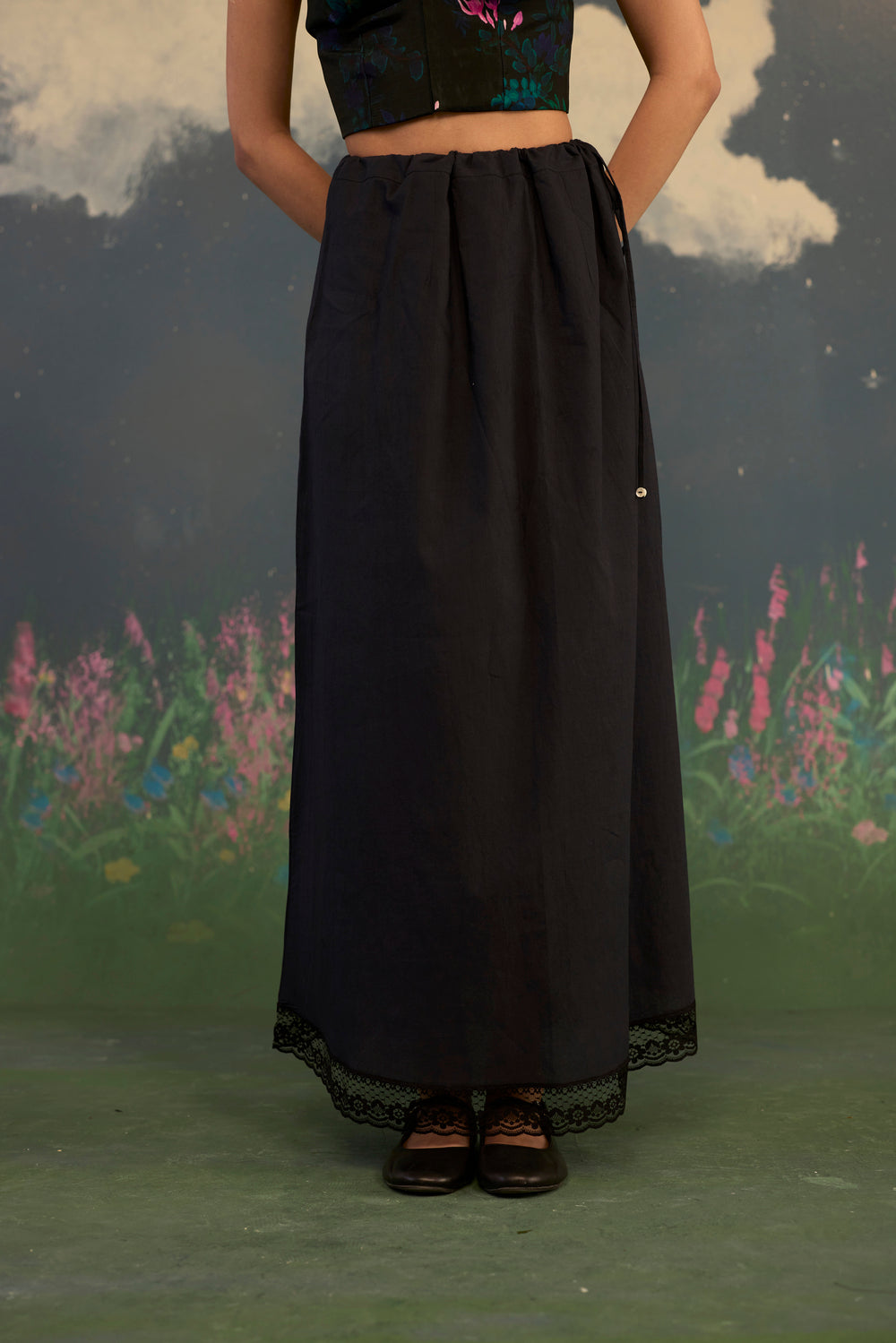 Cotton Underskirt with lace