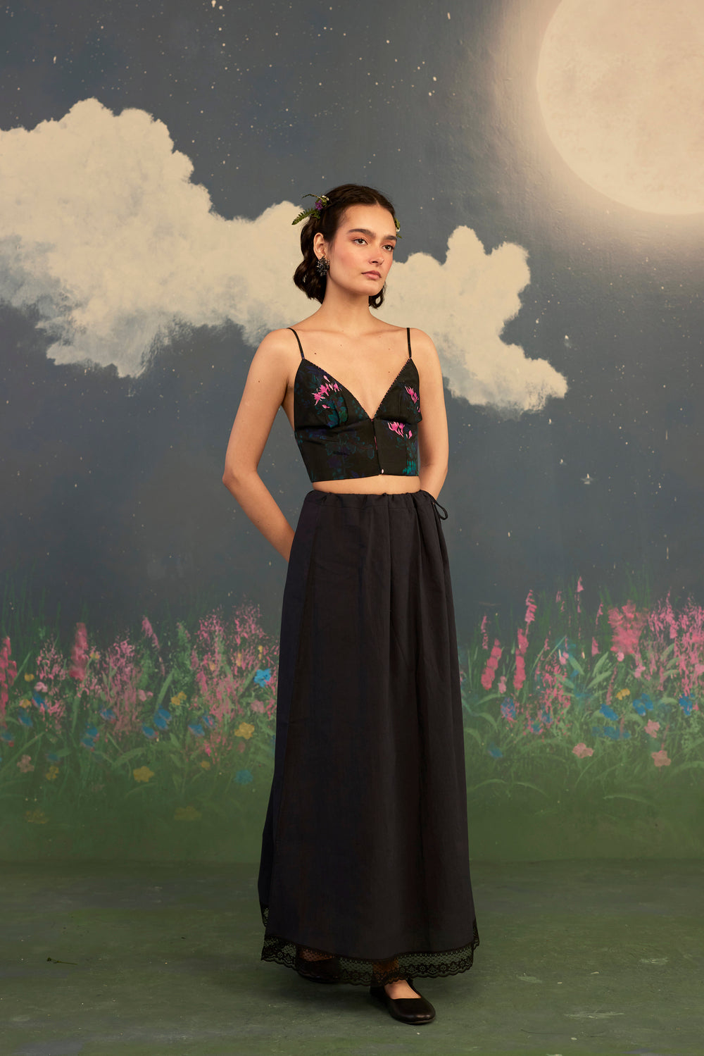 Cotton Underskirt with lace