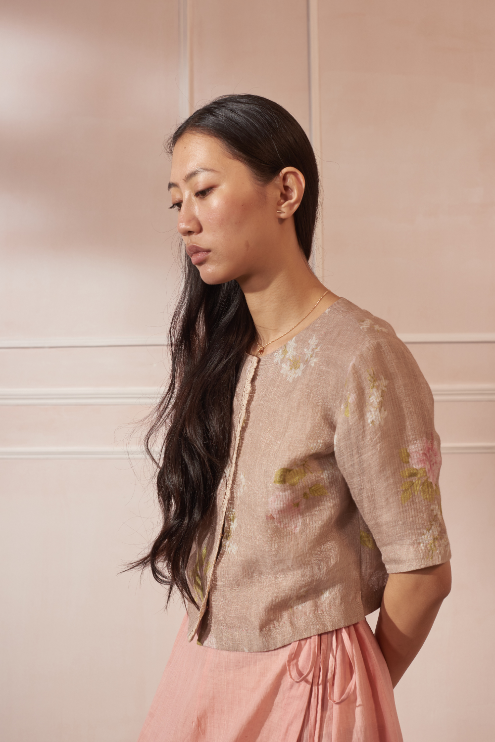 Lace Blouse Hibiscus