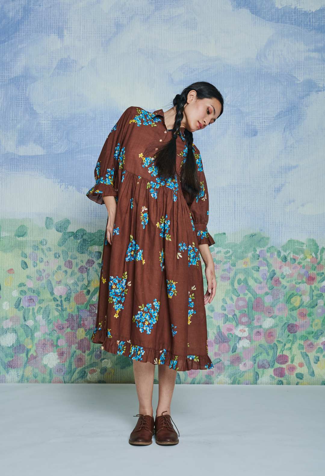 Forest Path Midi Dress