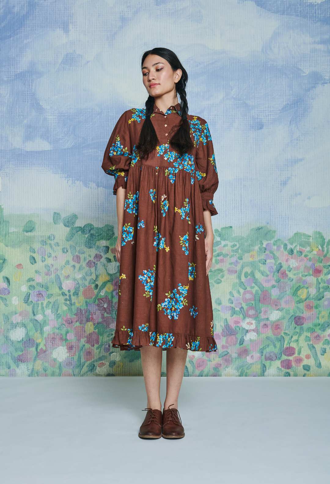 Forest Path Midi Dress