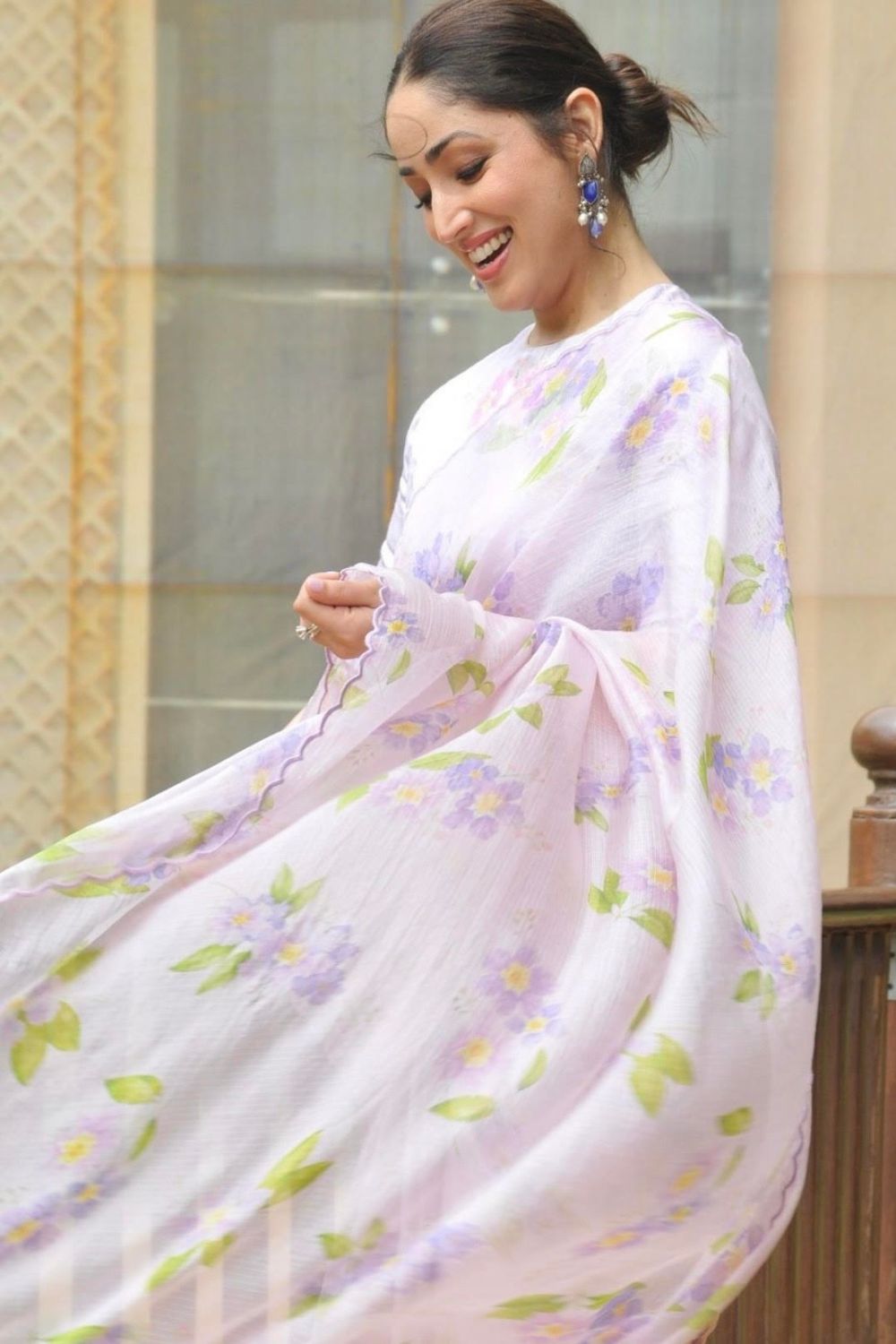 Yami in Jarul Kota Silk Sari