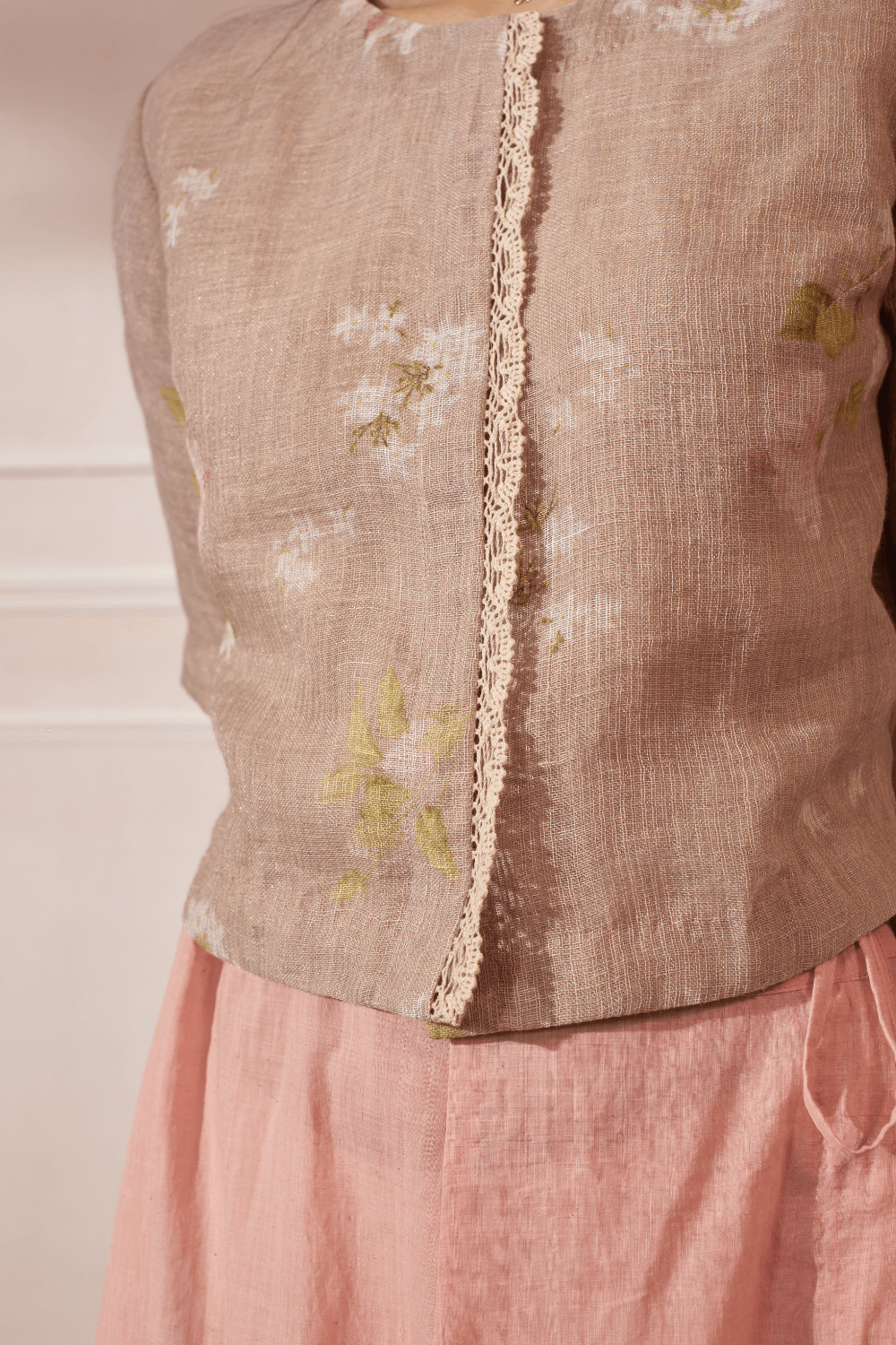 Lace Blouse Hibiscus