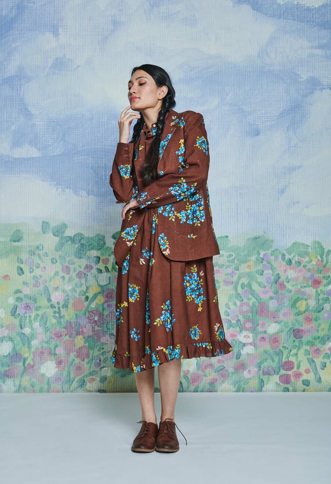 Forest Path Midi Dress