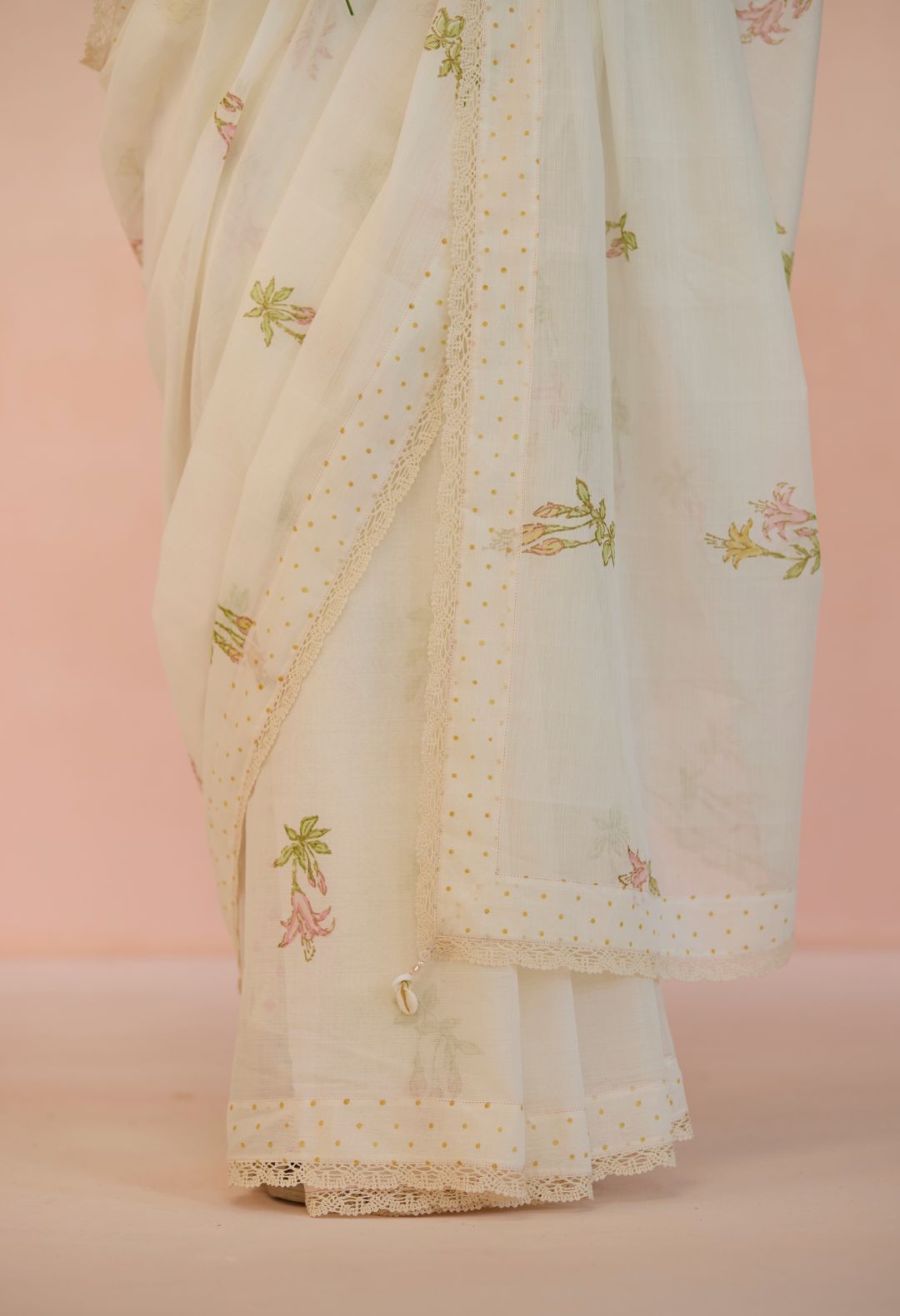Fuchsia Handwoven Bengaluru Cotton Sari
