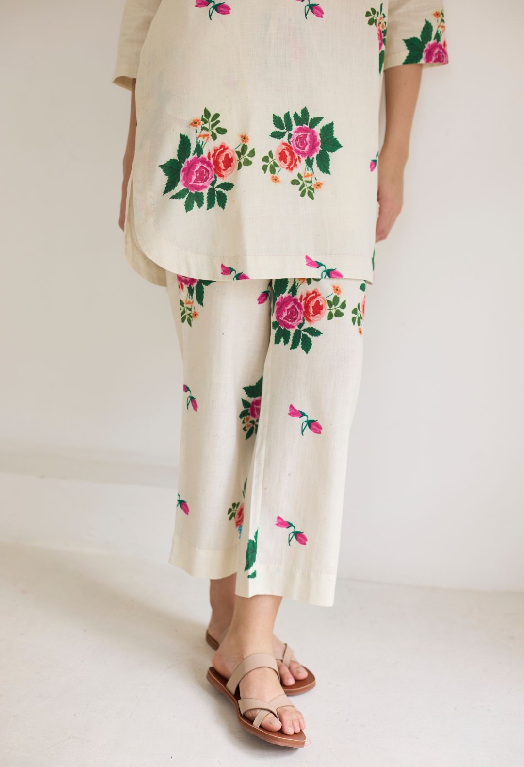 Rose Chintz Short Kurta Set