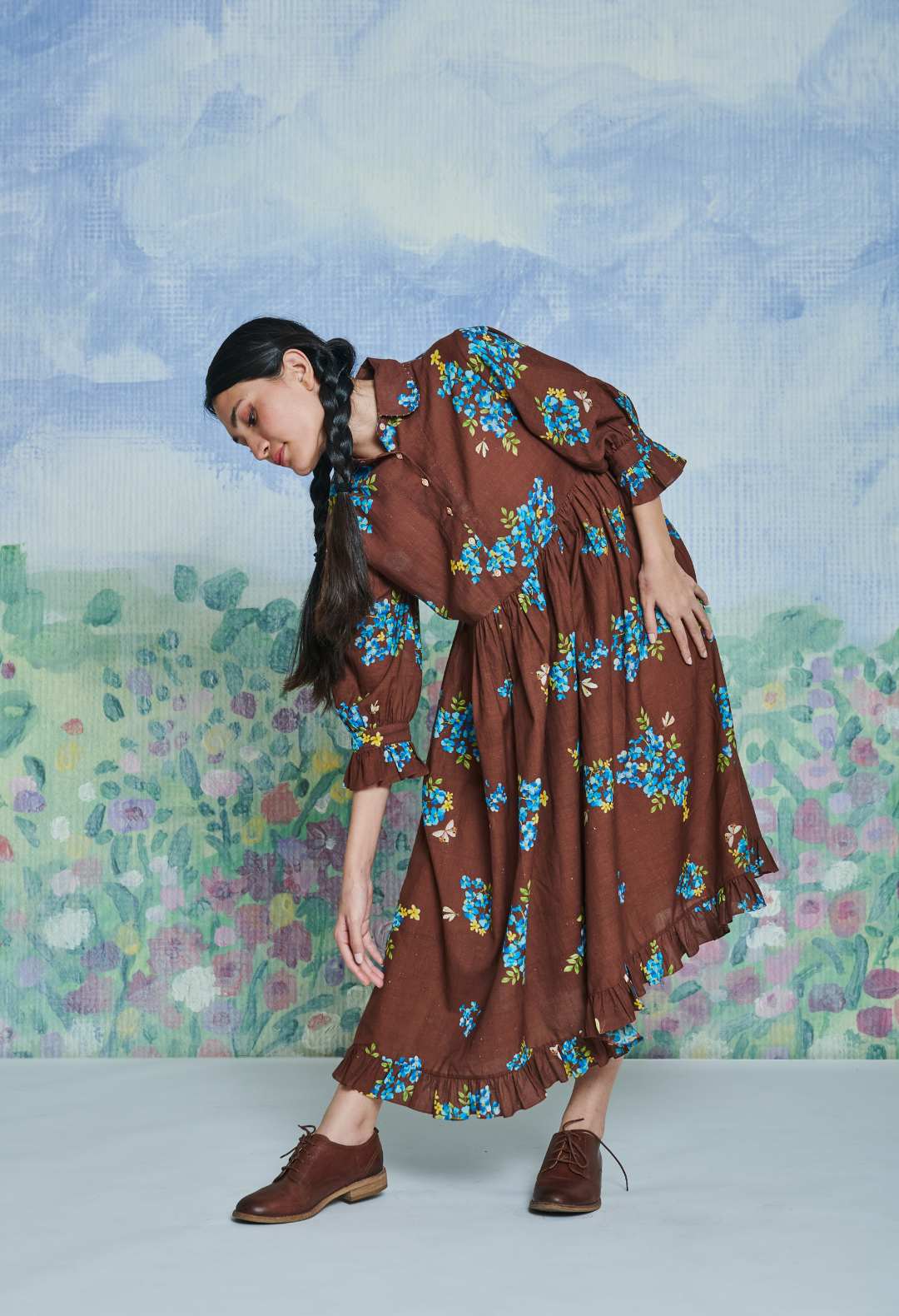 Forest Path Midi Dress