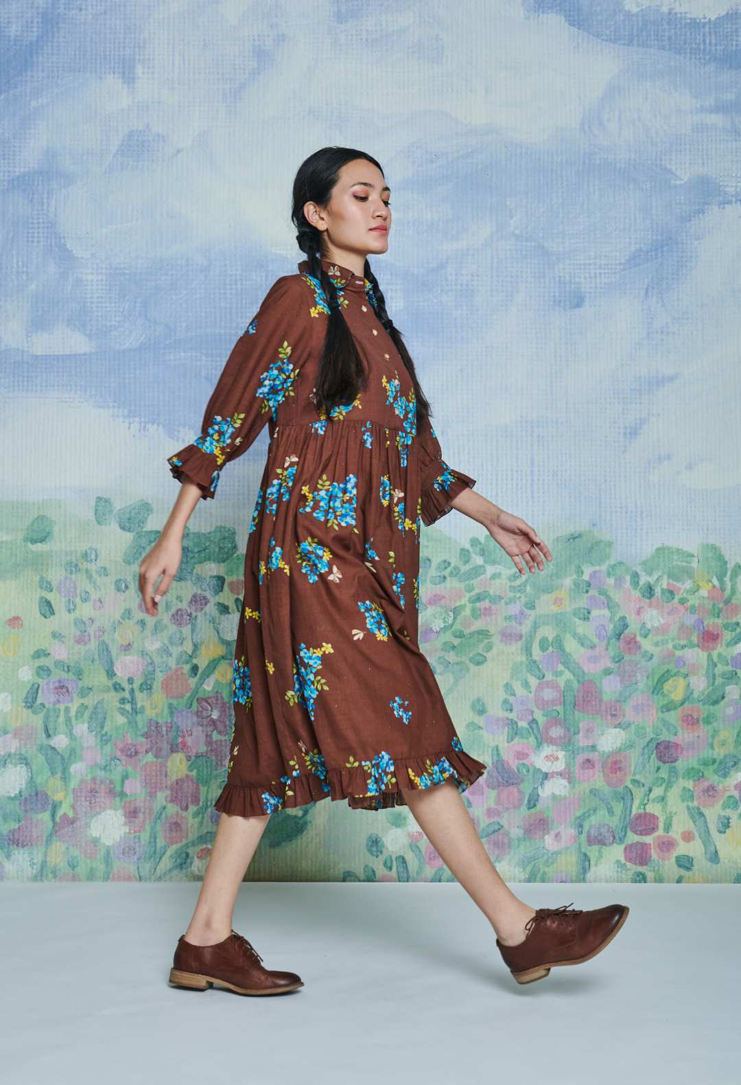 Forest Path Midi Dress