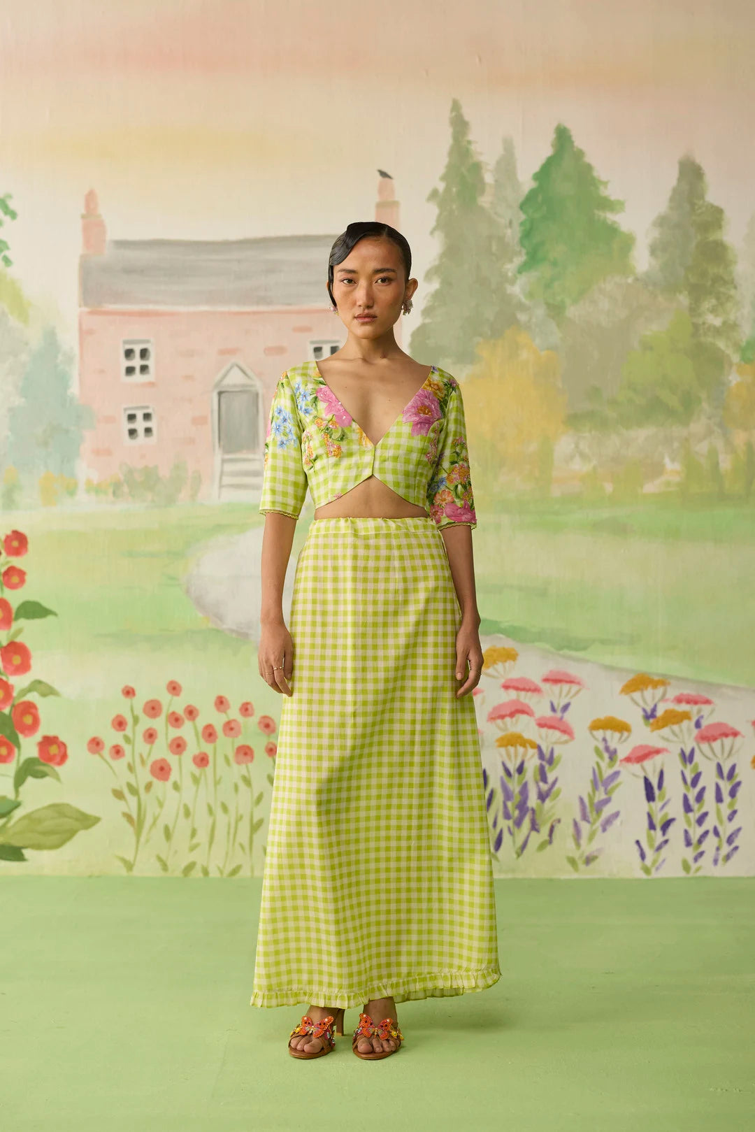 Green Checks Underskirt