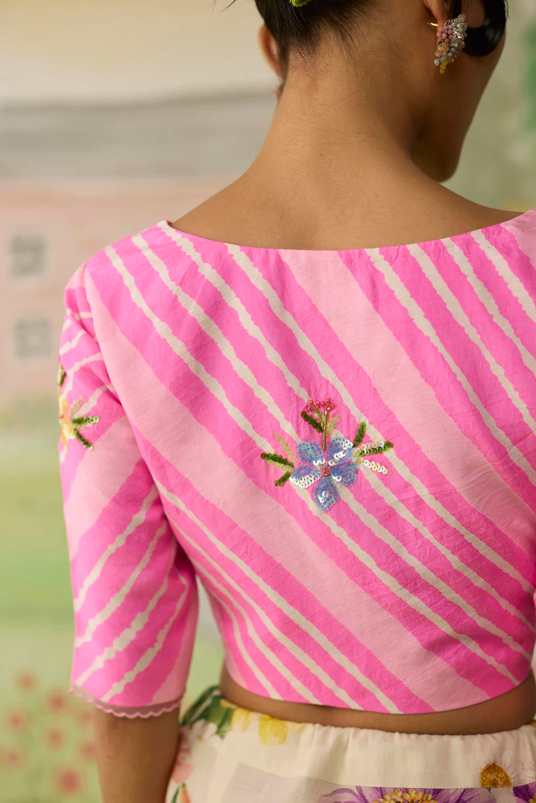 Primrose Blouse V Neck Sleeves