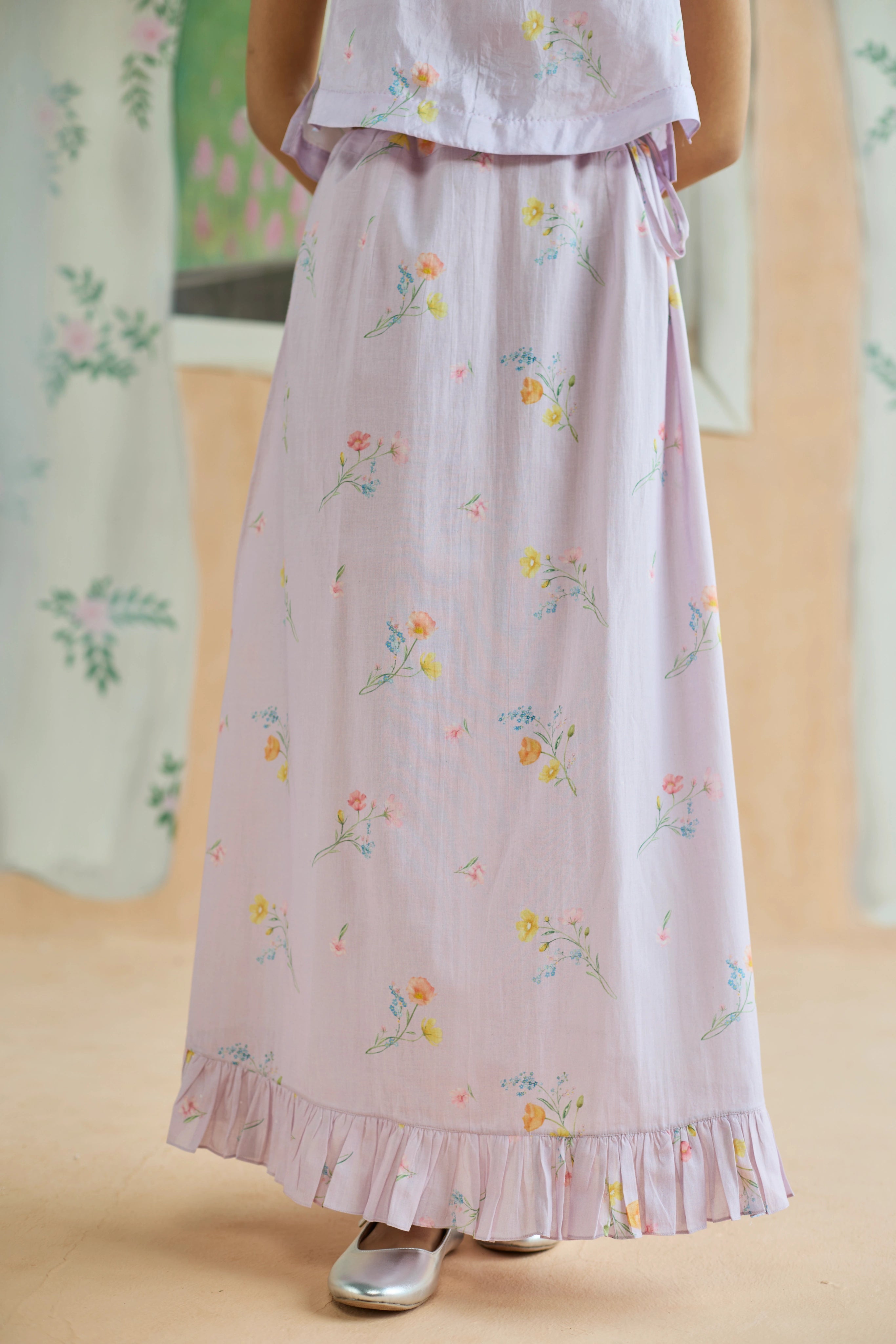 Florist Lilac Cotton Underskirt
