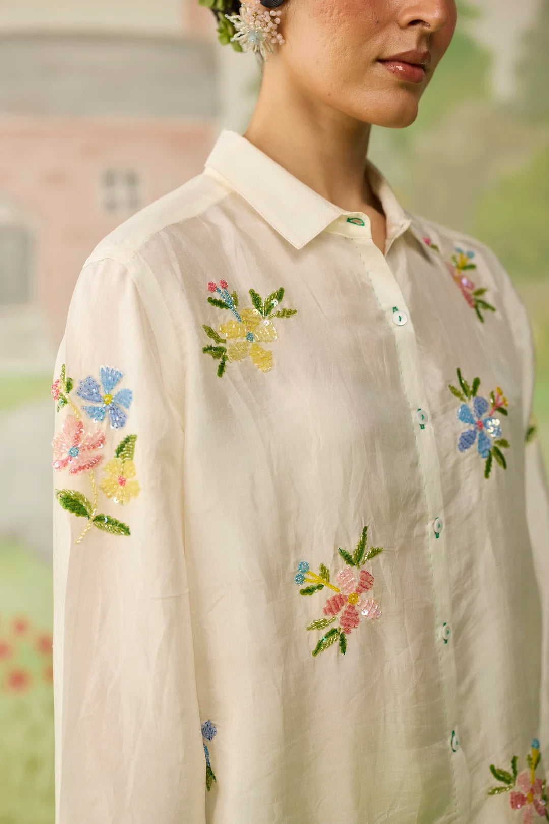Like a Song Mulberry Silk Shirt