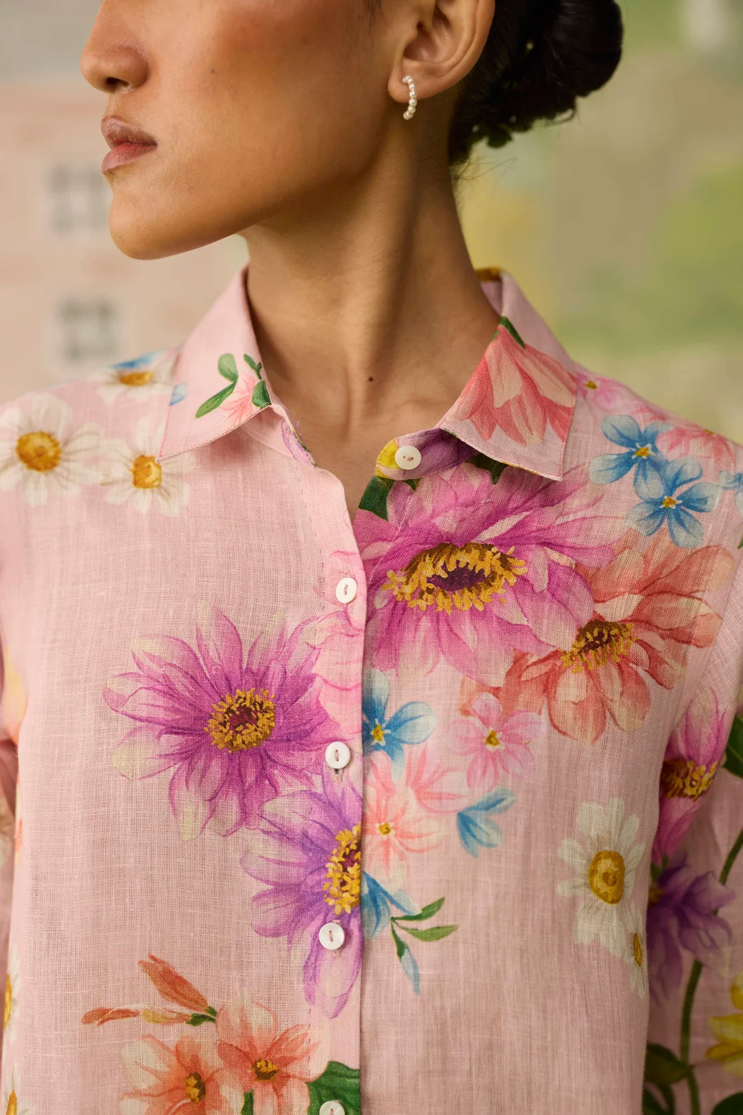 Nice Day Linen Co-ord Set Pink