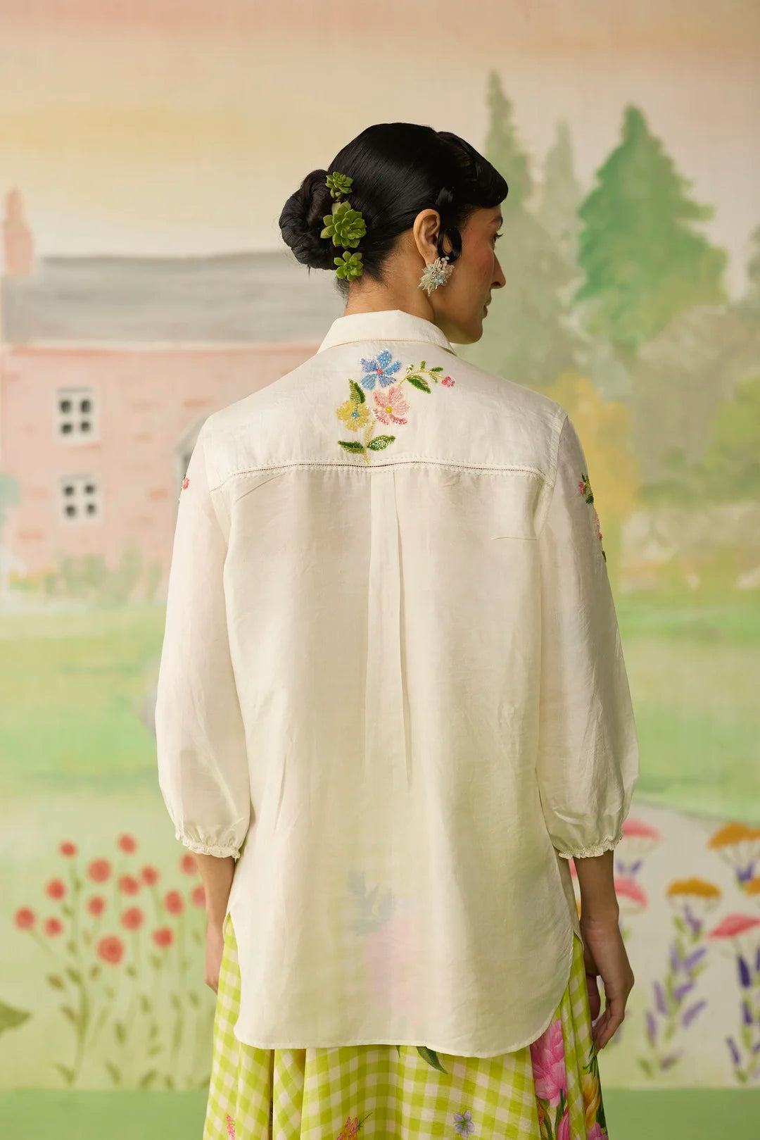 Like a Song Mulberry Silk Shirt