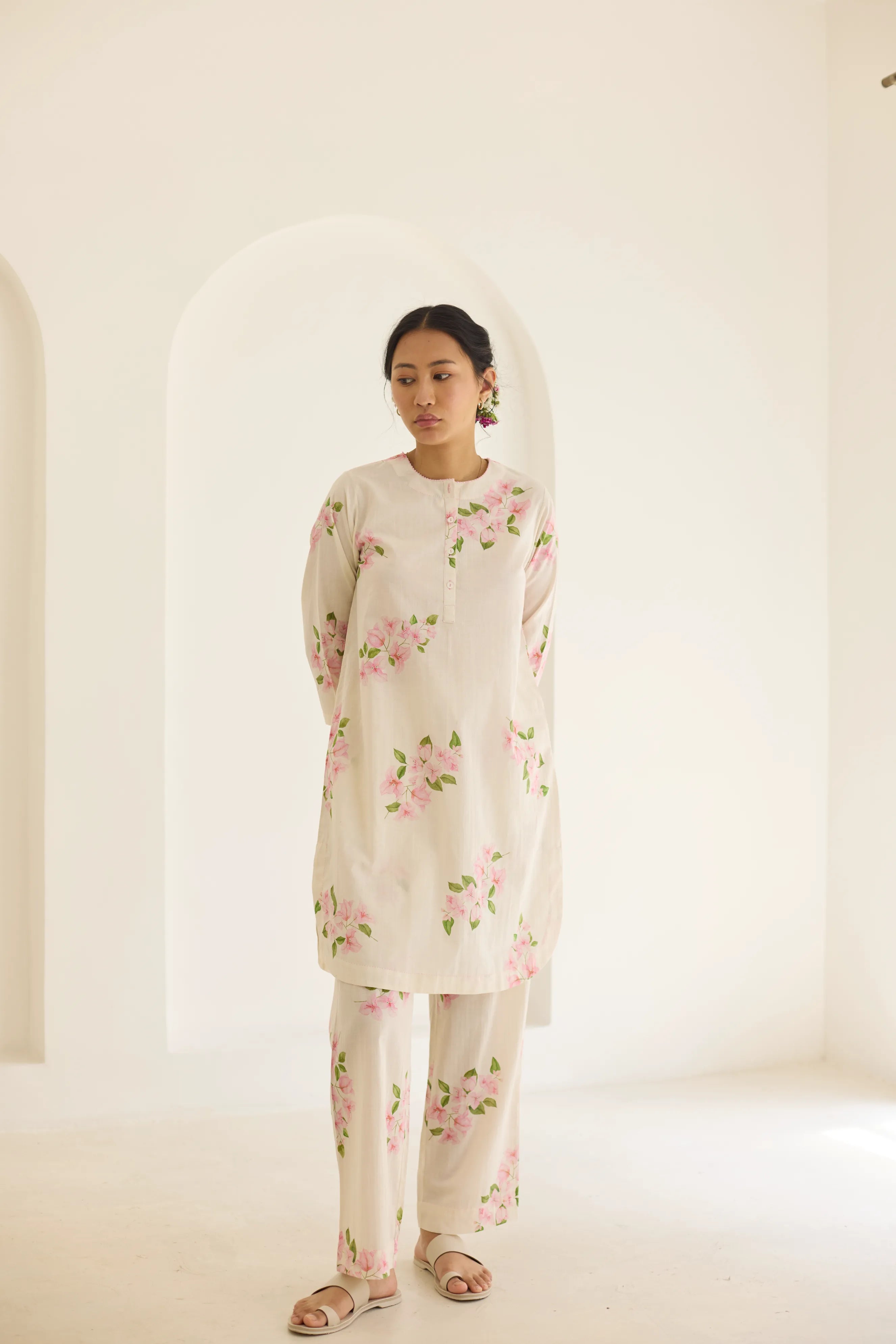 Bougainvillea Short Kurta Set
