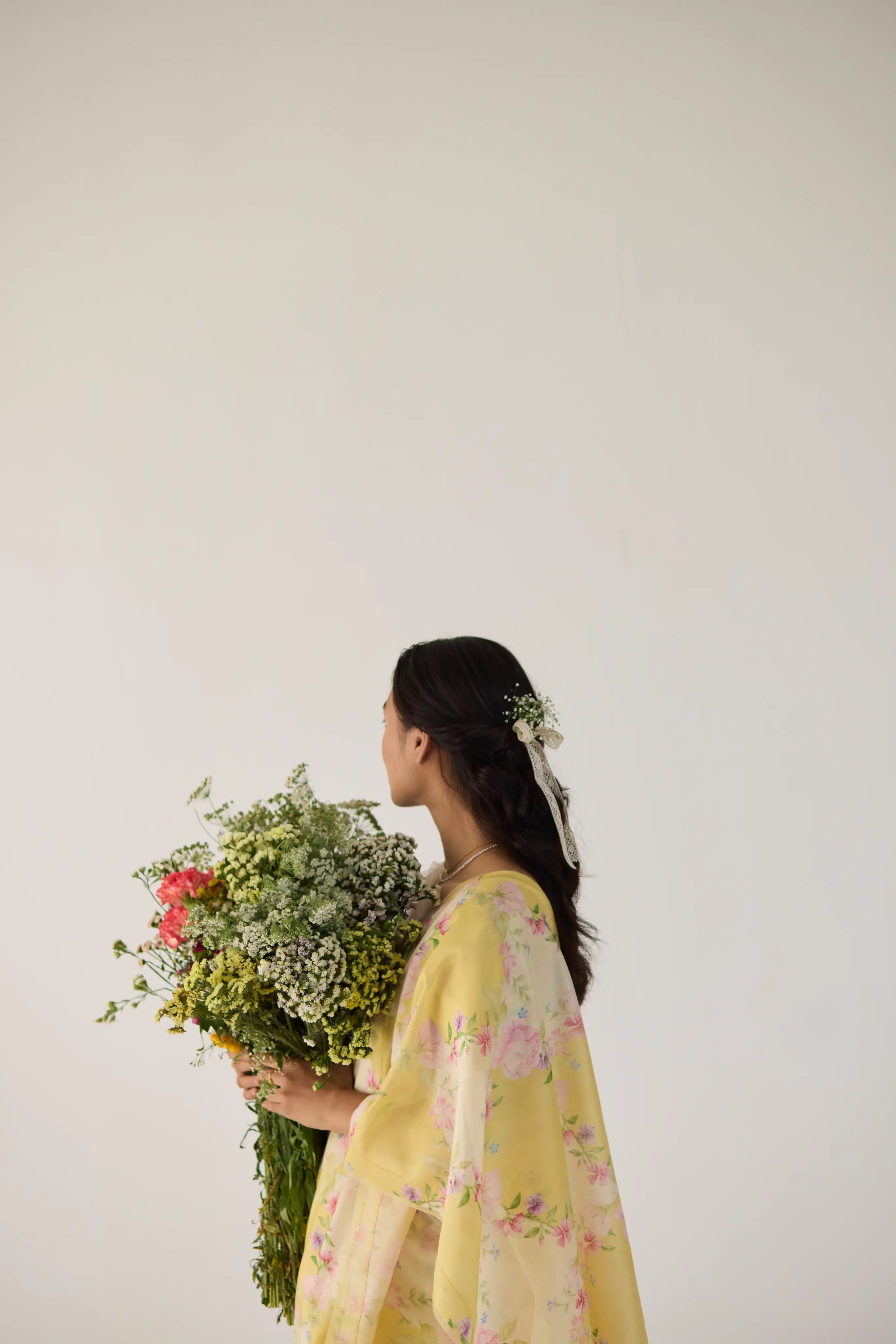 Rose Garden Silk and Cotton Chanderi Sari