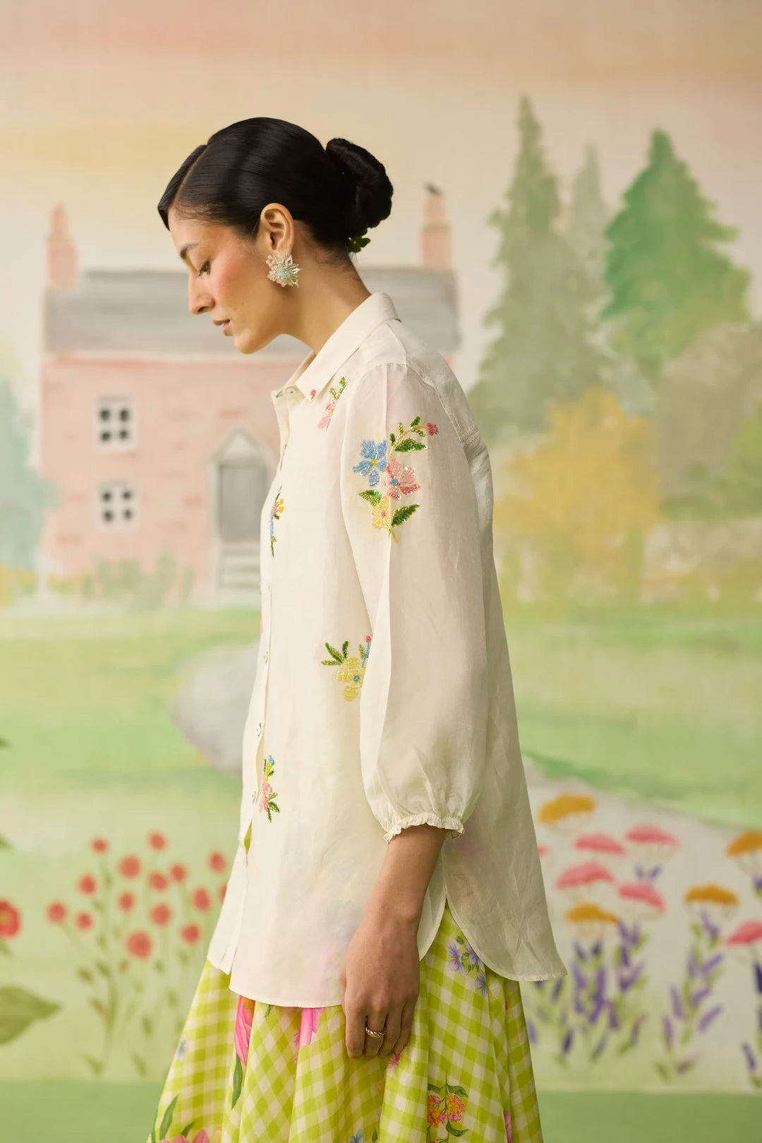 Like a Song Mulberry Silk Shirt