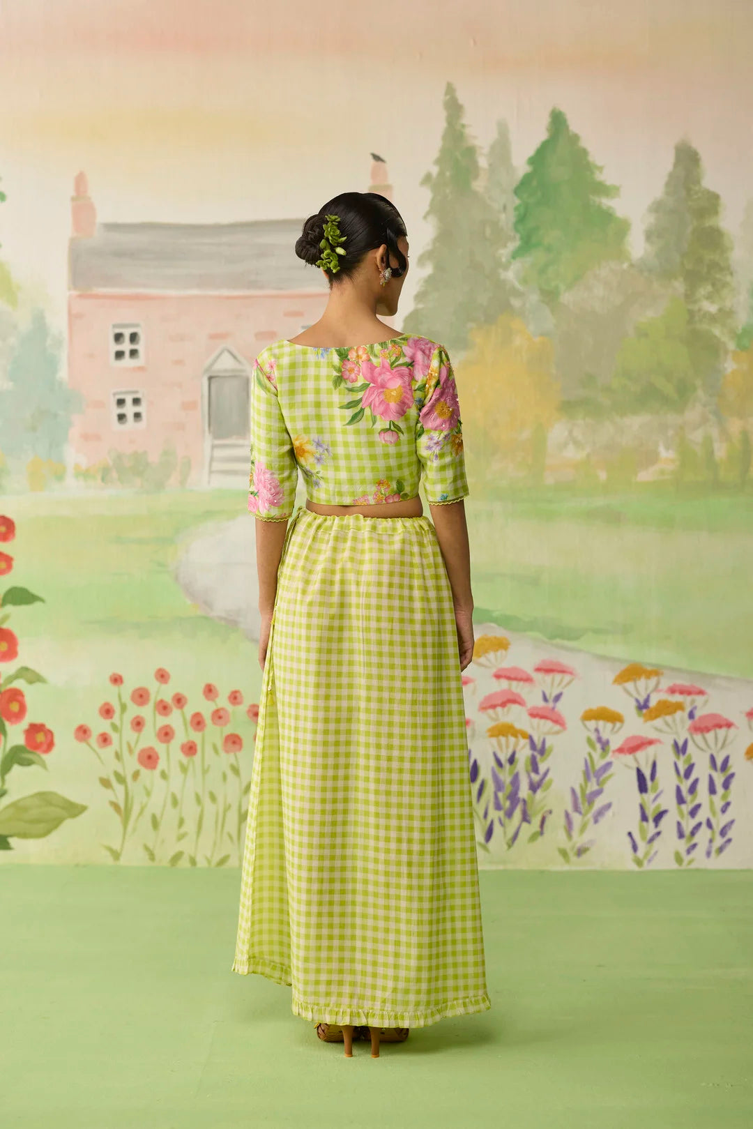 Green Checks Underskirt