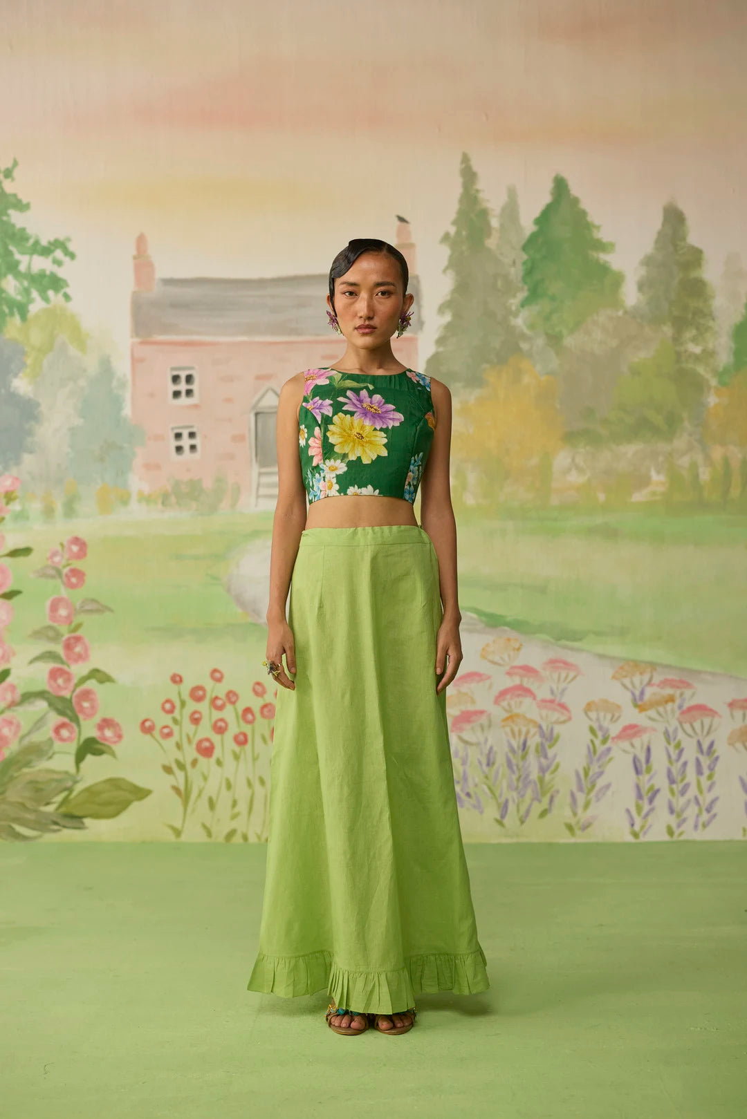Lime Green Underskirt
