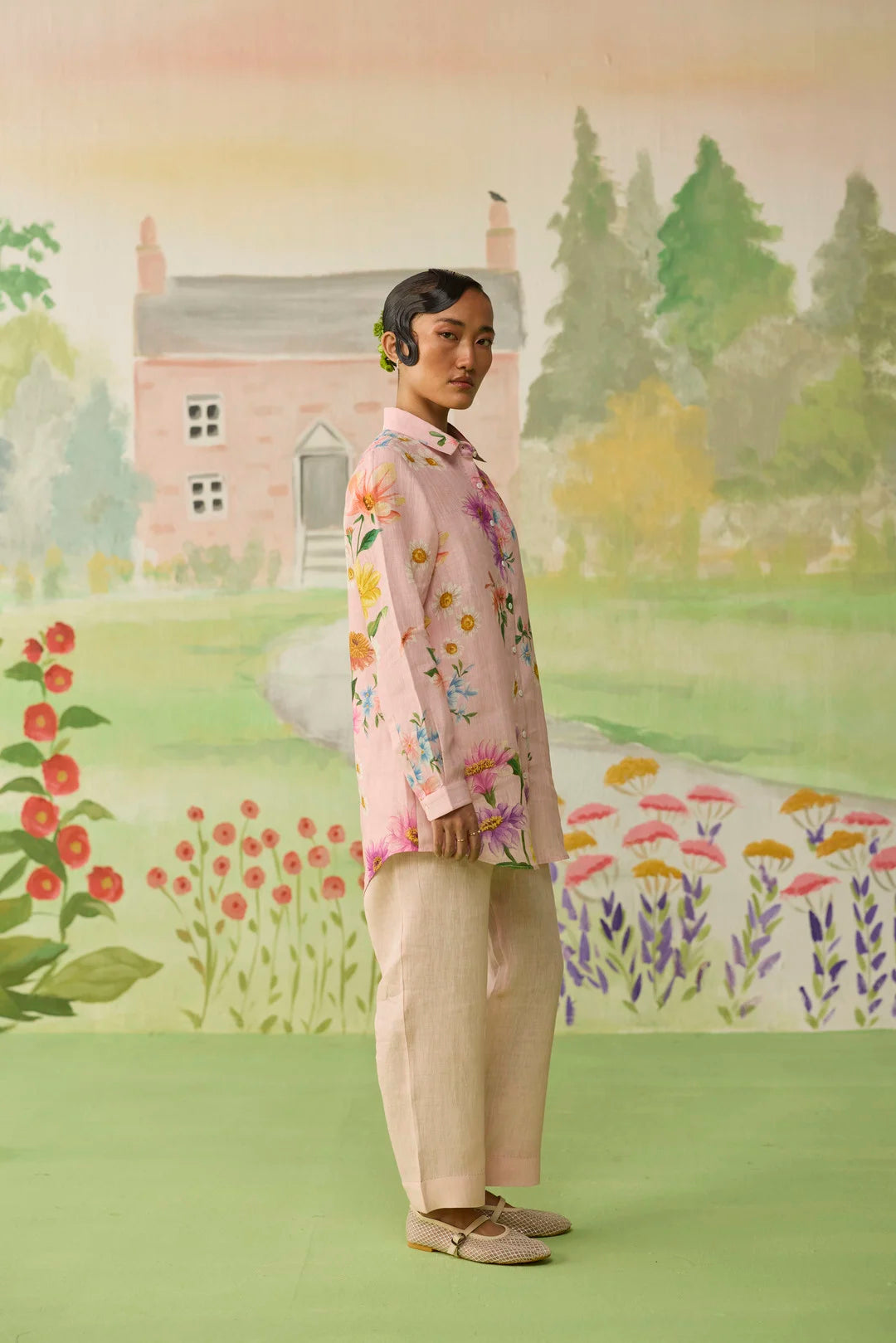 Nice Day Linen Co-ord Set Pink