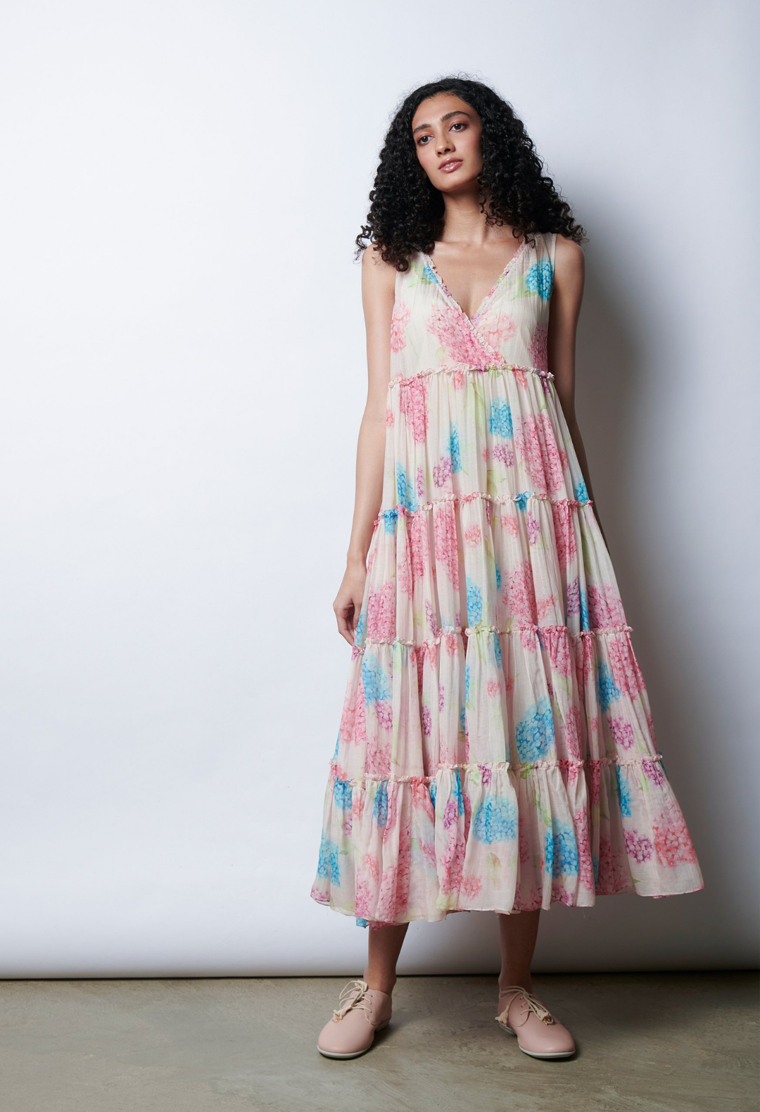 Hydrangea Maxi Dress