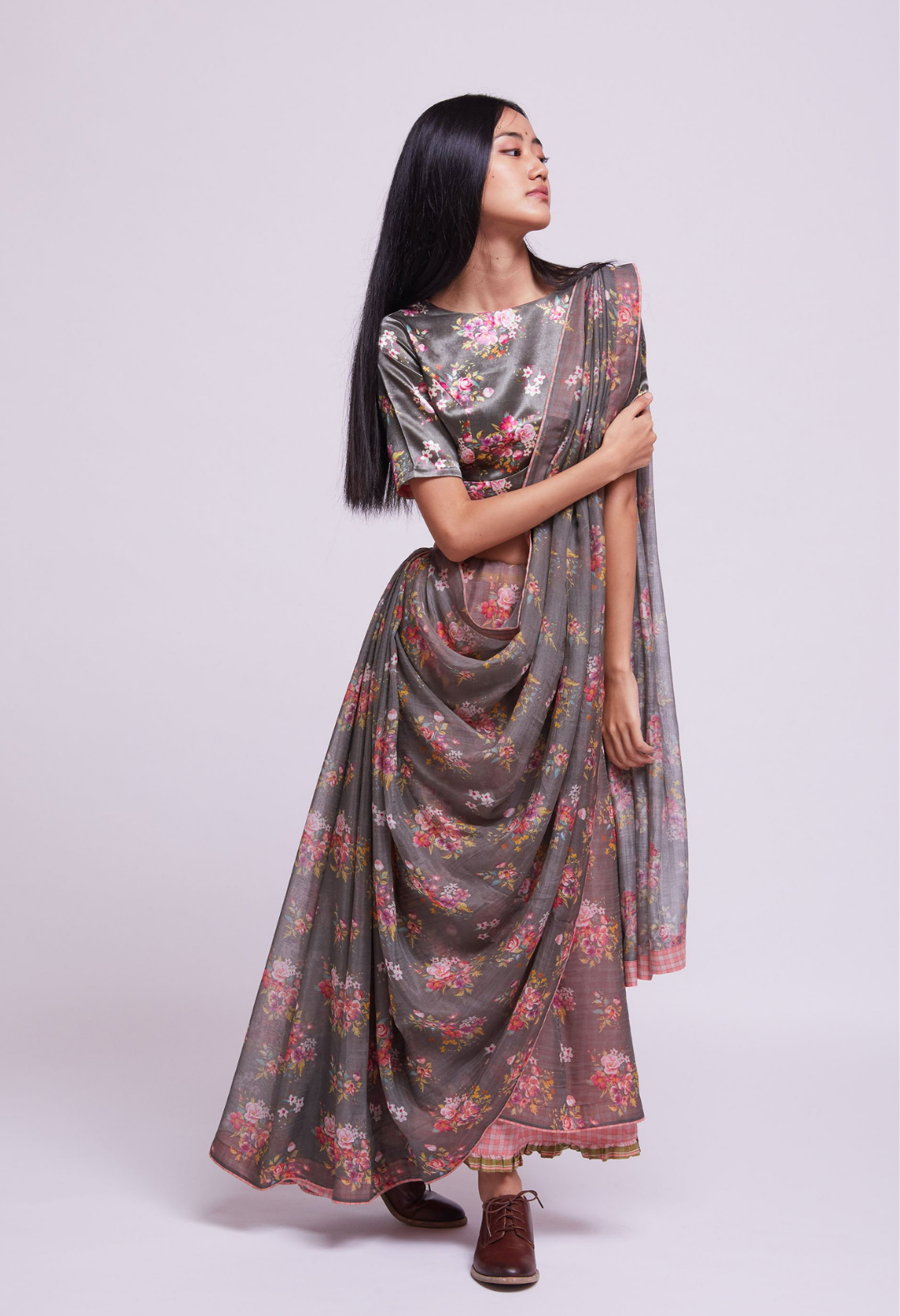 Saleti Cotton Silk Sari