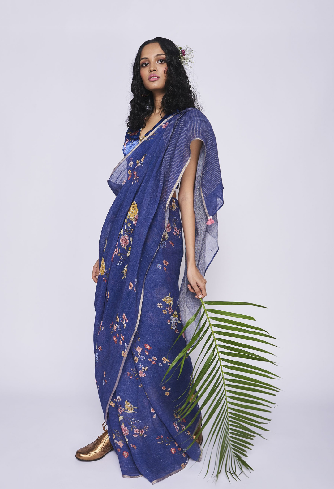 100 count Linen Sari