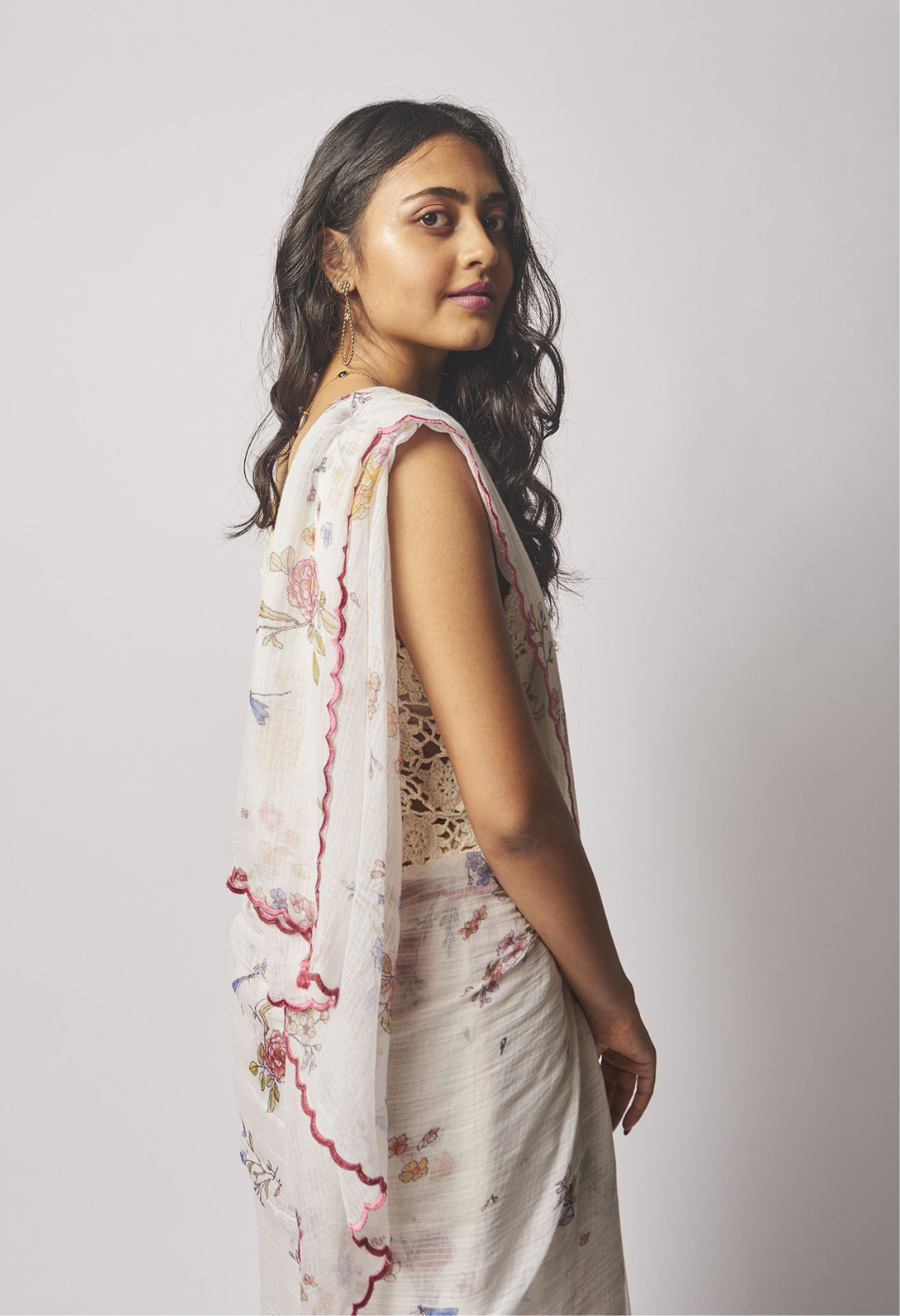 Natural Garden Kota Silk Sari