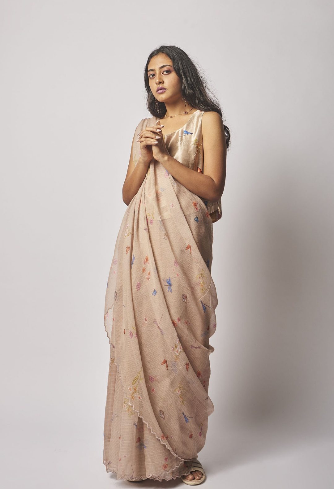 Nadiya Paar Dragonfly Kota Silk Sari