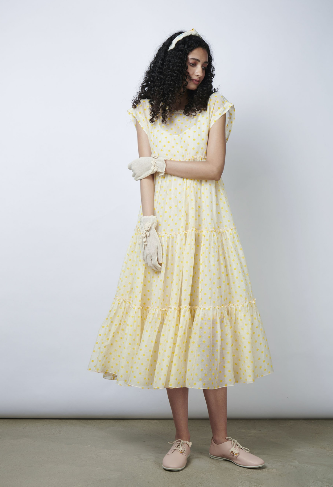 Polka Rumba Midi Dress