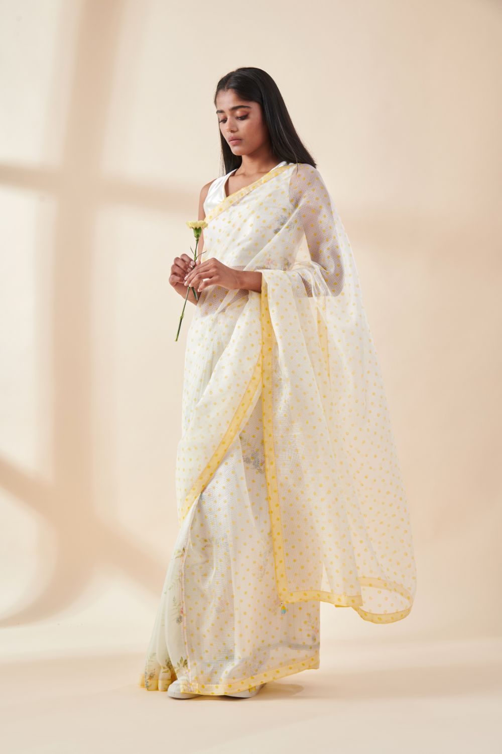 Half and Half Fern Sari