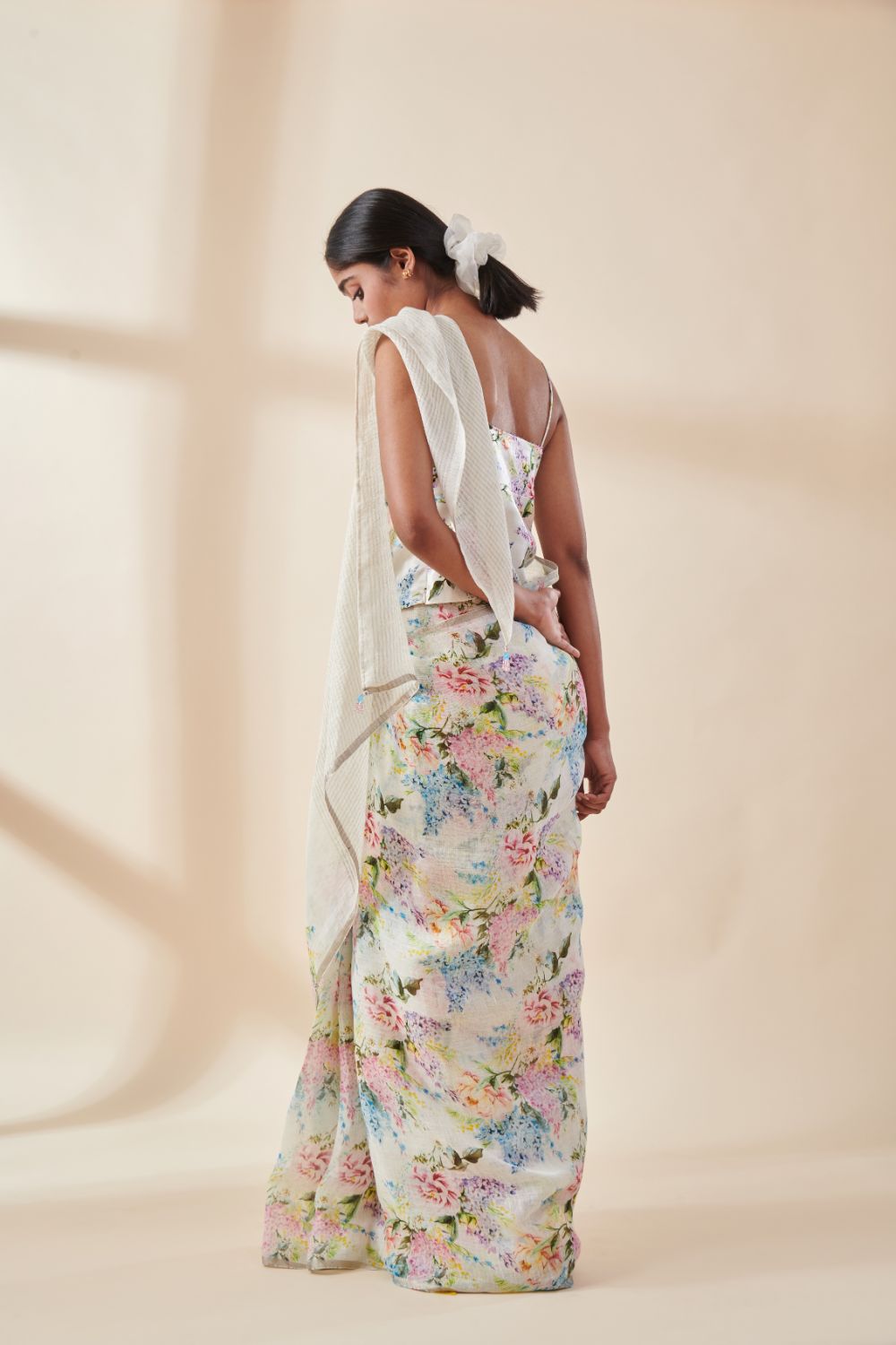 Posy Linen Sari