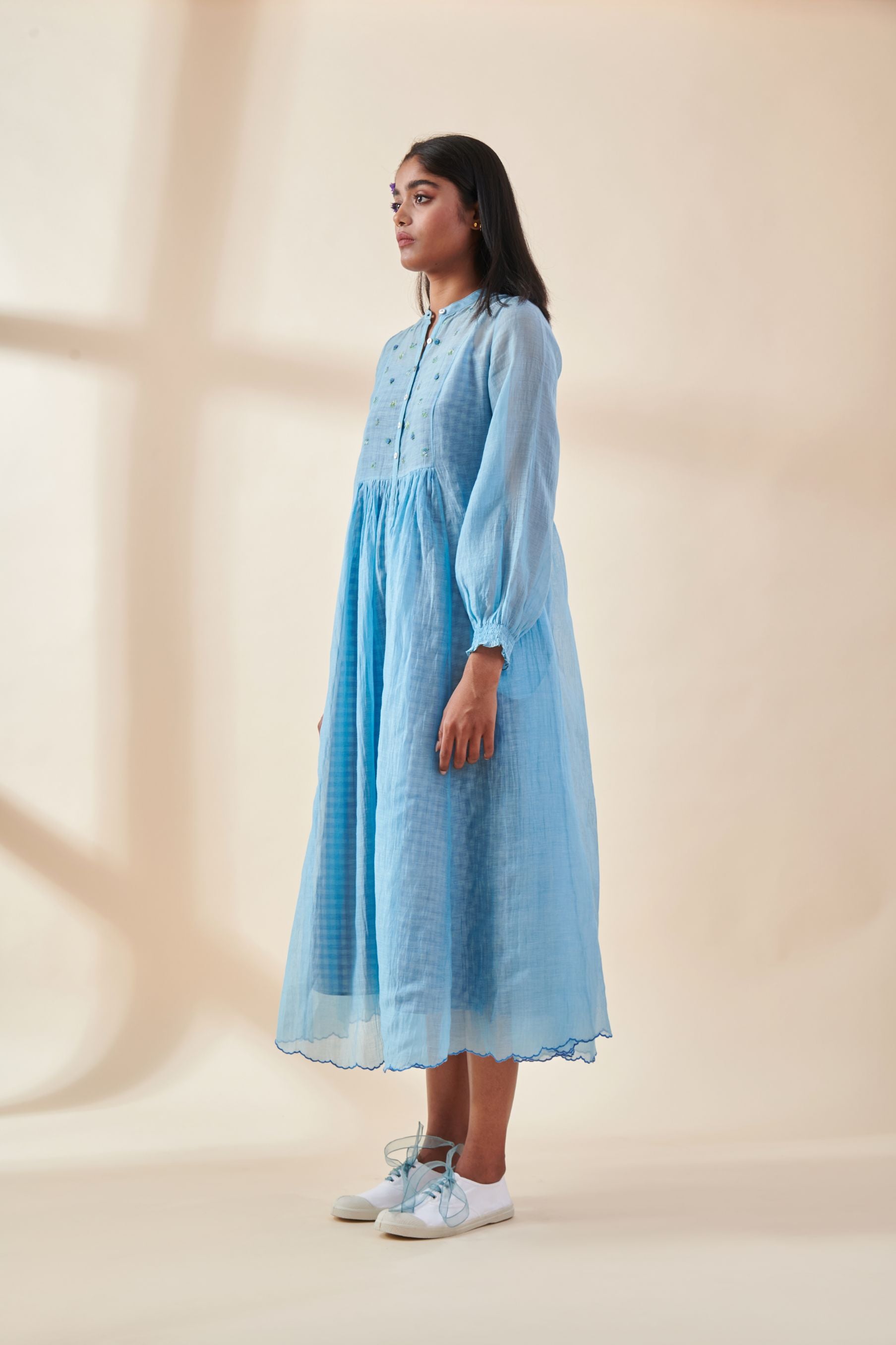 Wildflower Maxi Dress in Blue