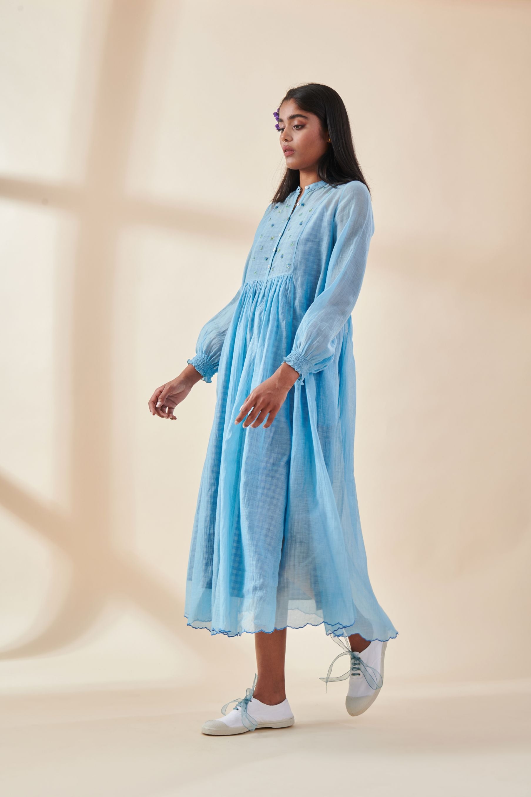 Wildflower Maxi Dress in Blue