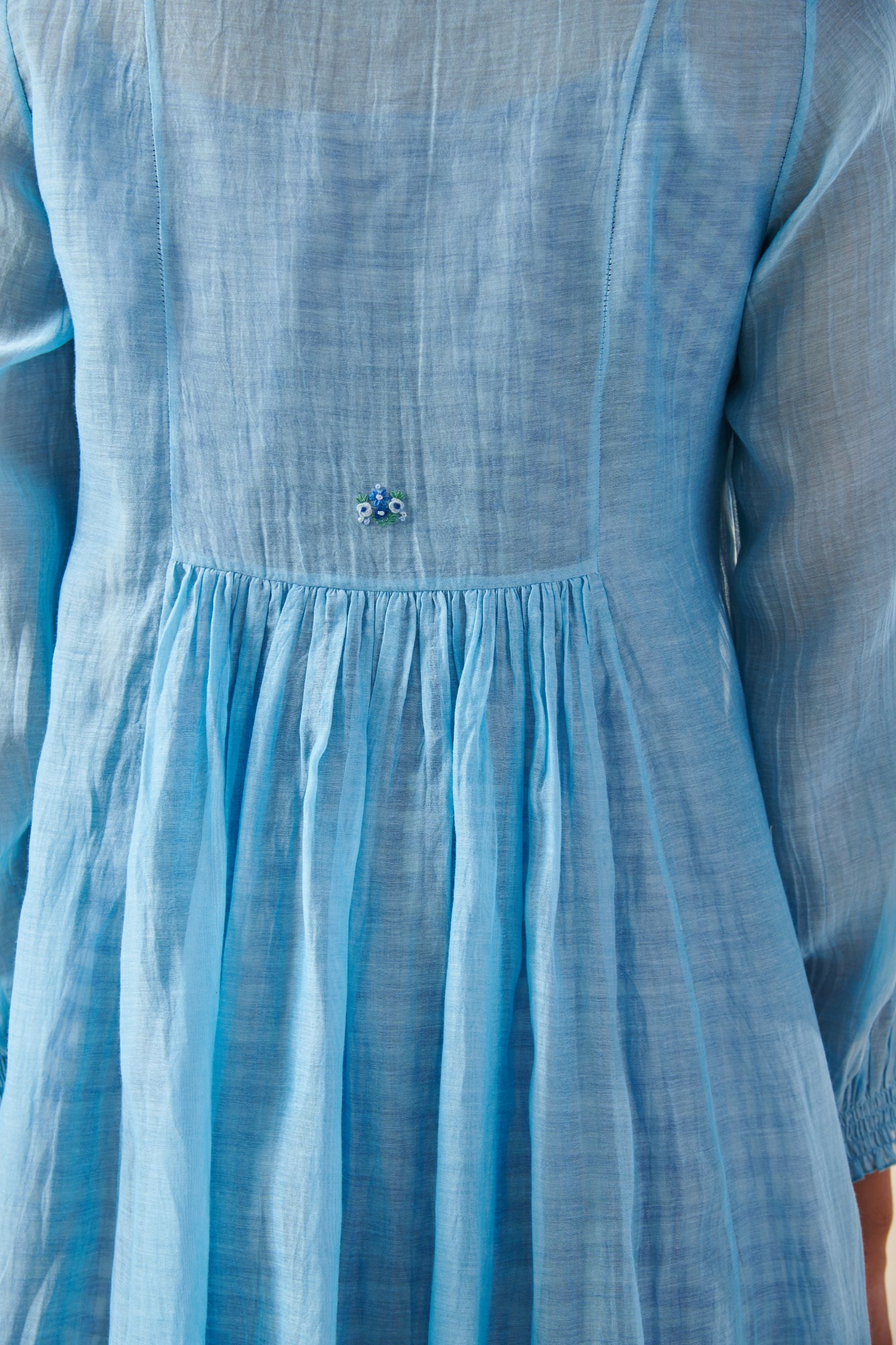 Wildflower Maxi Dress in Blue