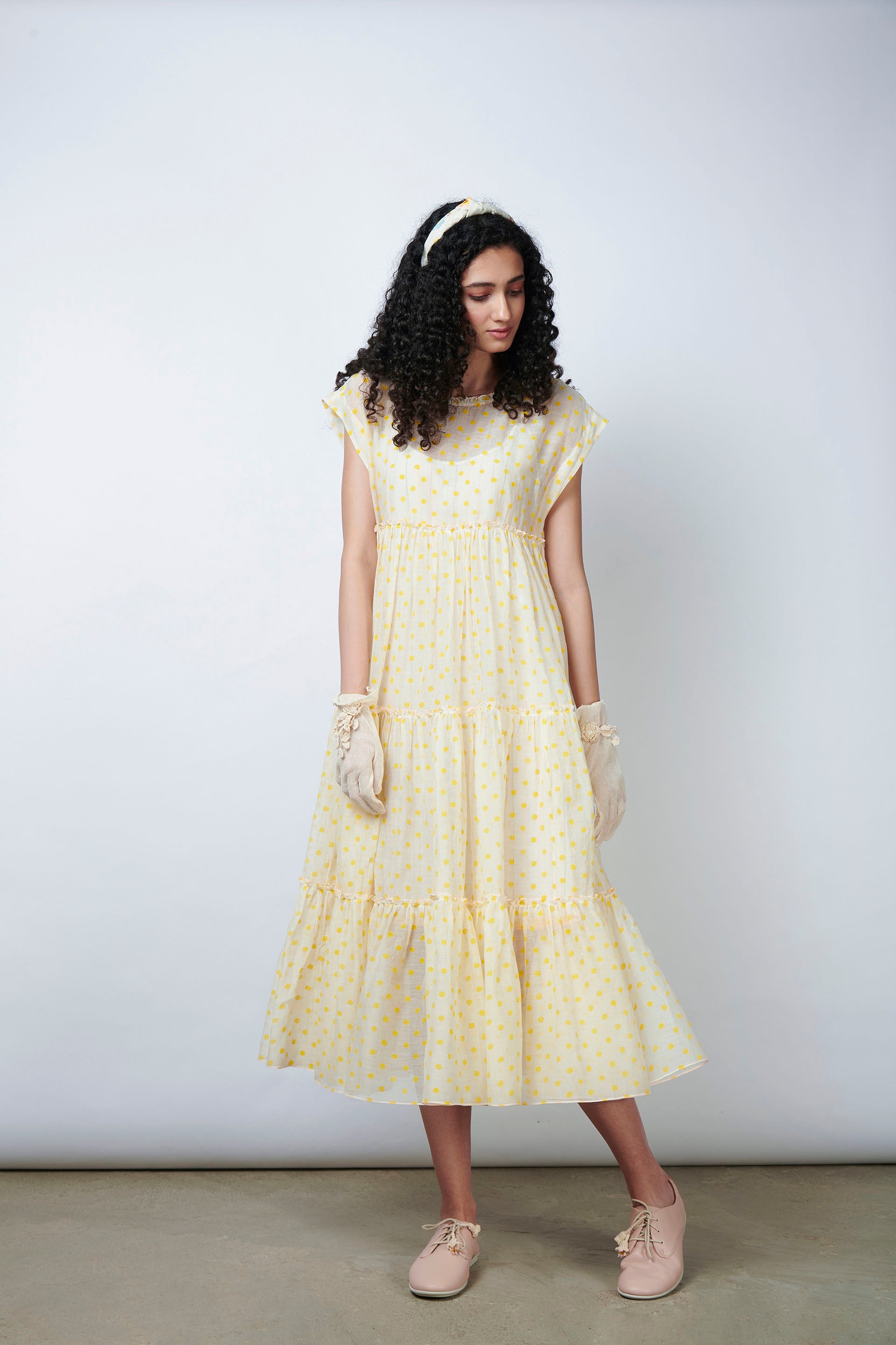 Polka Rumba Midi Dress