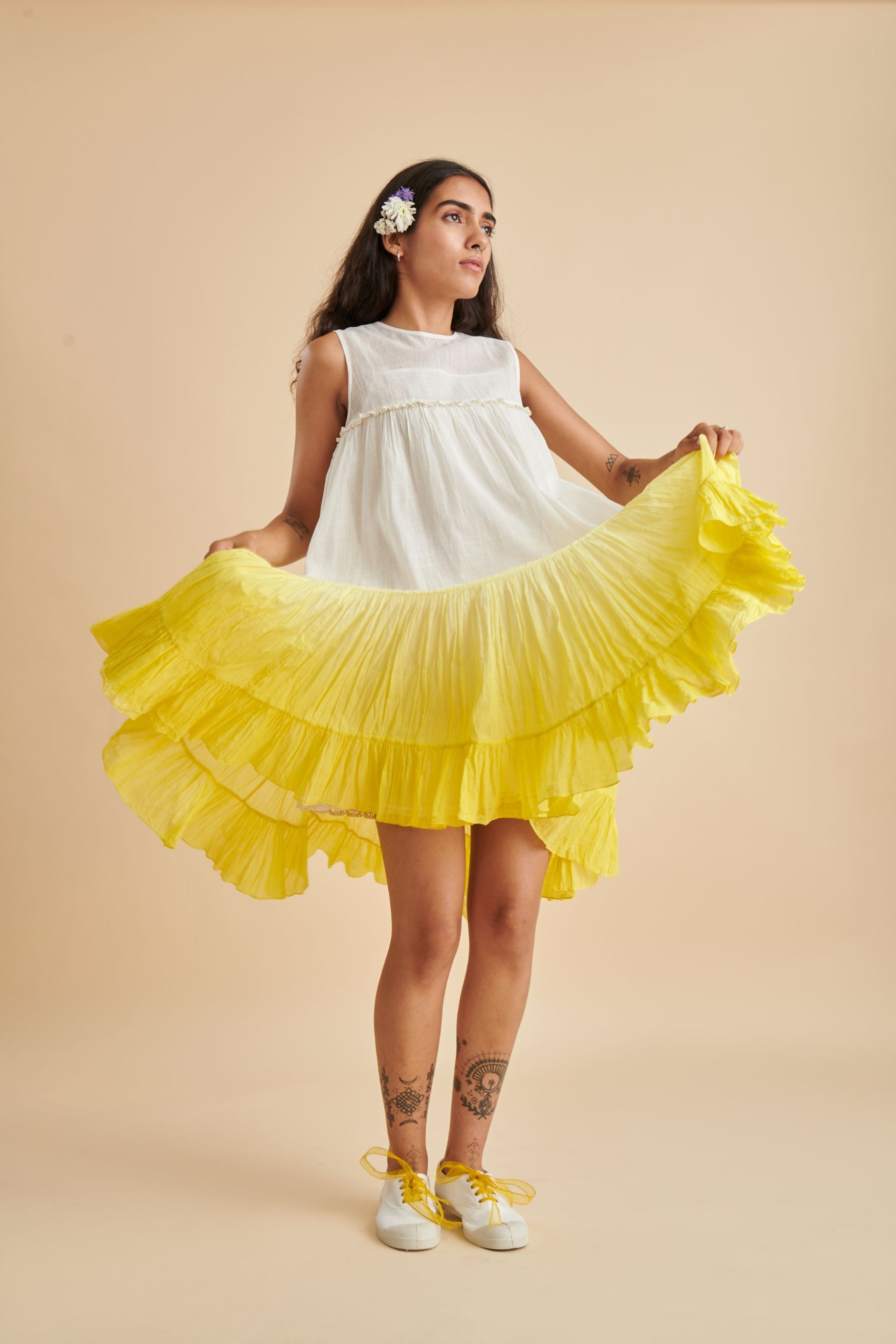 Butter Cup Mini Dress