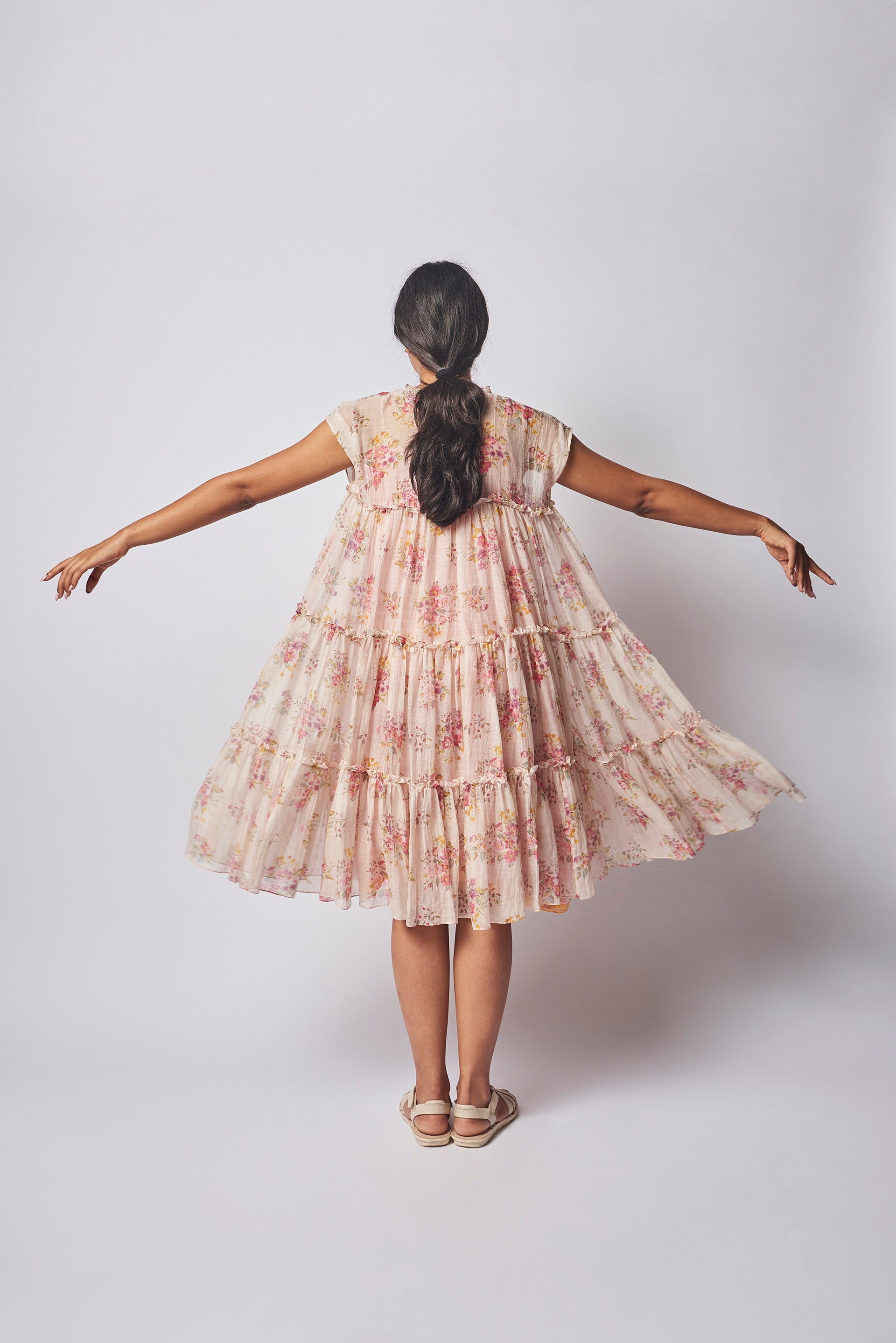 Periwinkle Rumba Midi Dress