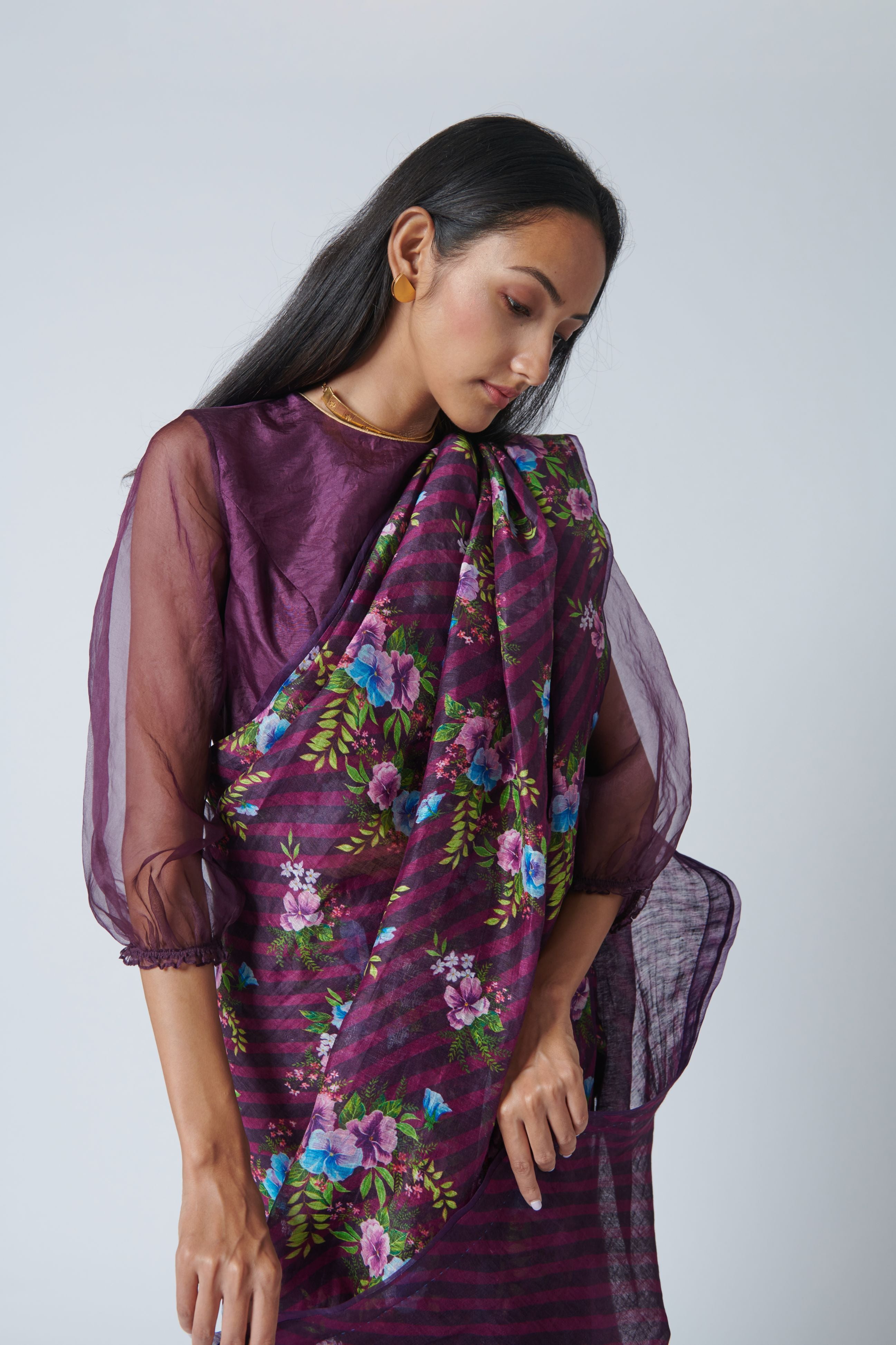 Mist Blouse with Sleeve