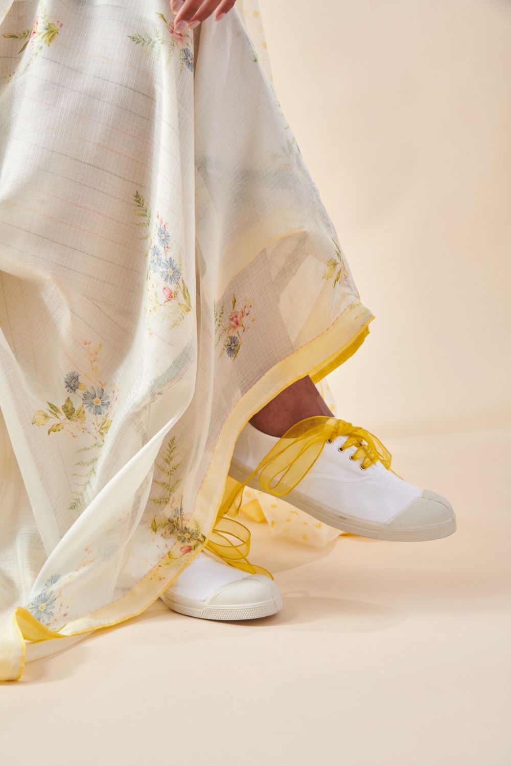Half and Half Fern Sari